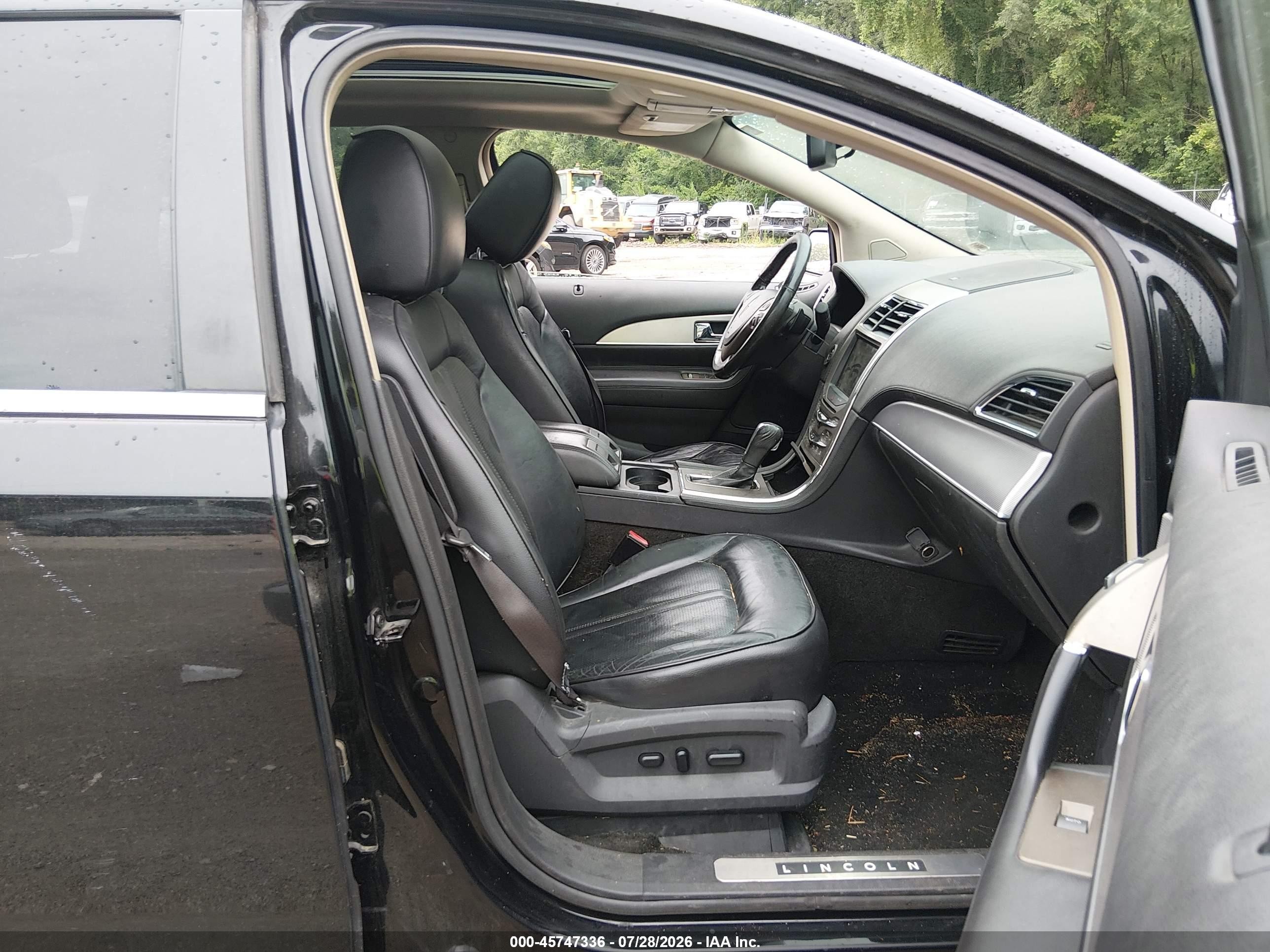 2013 Lincoln Mkx   Black vin: 2LMDJ6JK8DBL04778