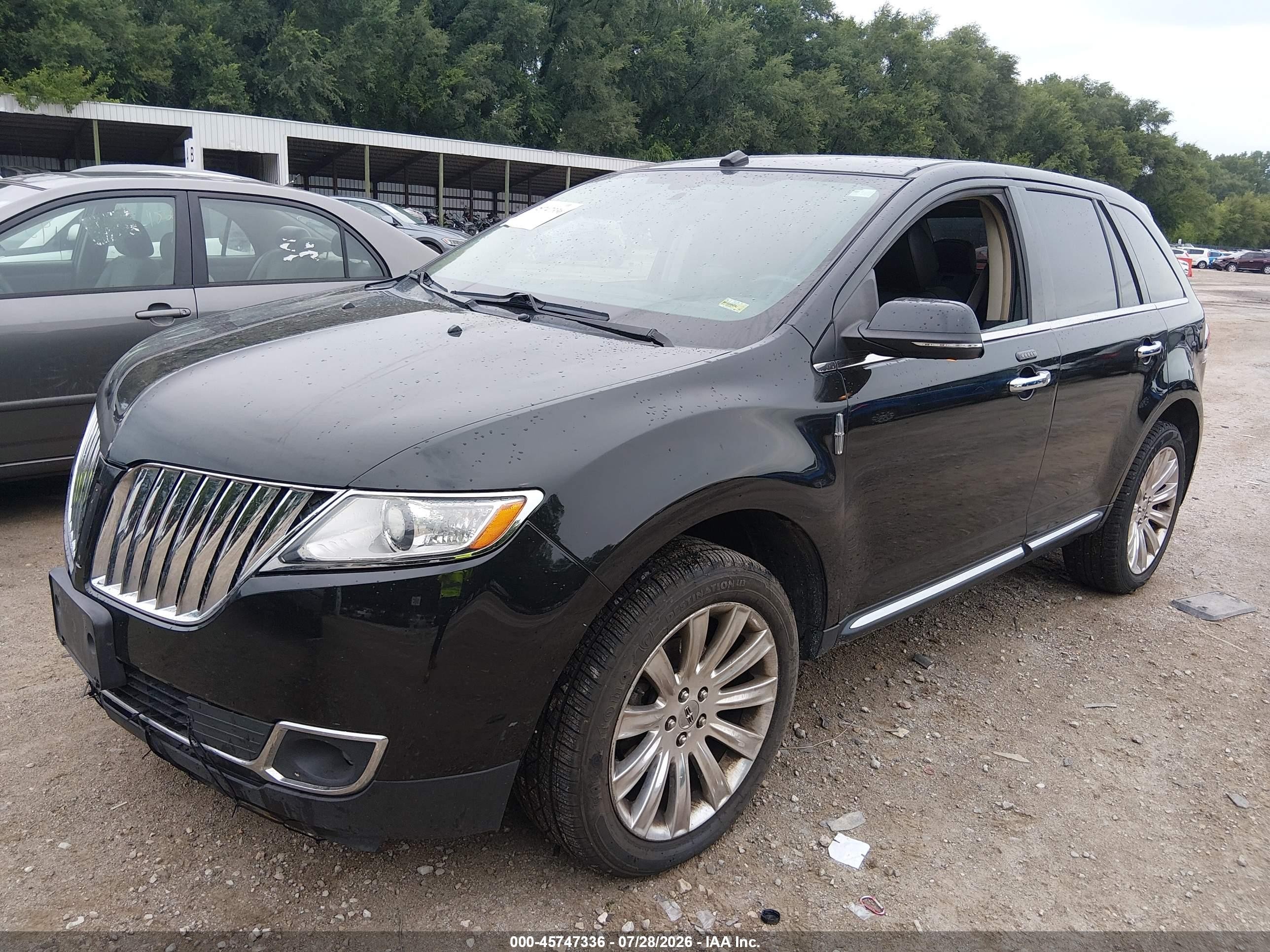 2013 Lincoln Mkx   Black vin: 2LMDJ6JK8DBL04778