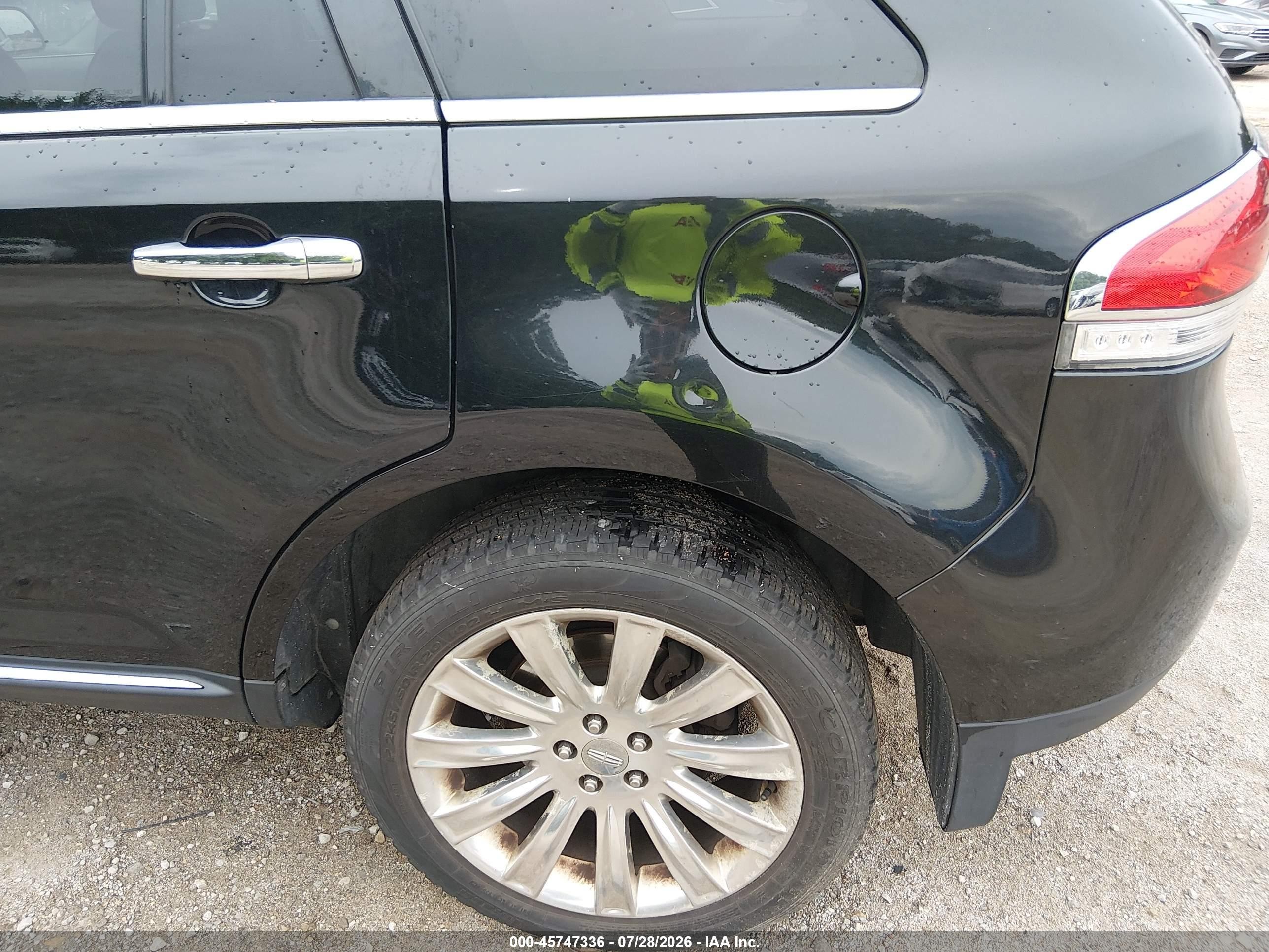 2013 Lincoln Mkx   Black vin: 2LMDJ6JK8DBL04778
