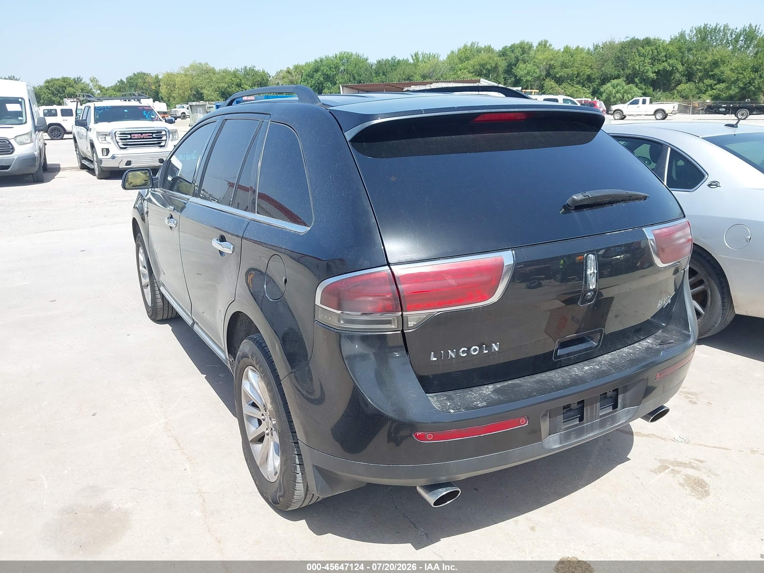2013 Lincoln Mkx   Black vin: 2LMDJ6JK8DBL45475