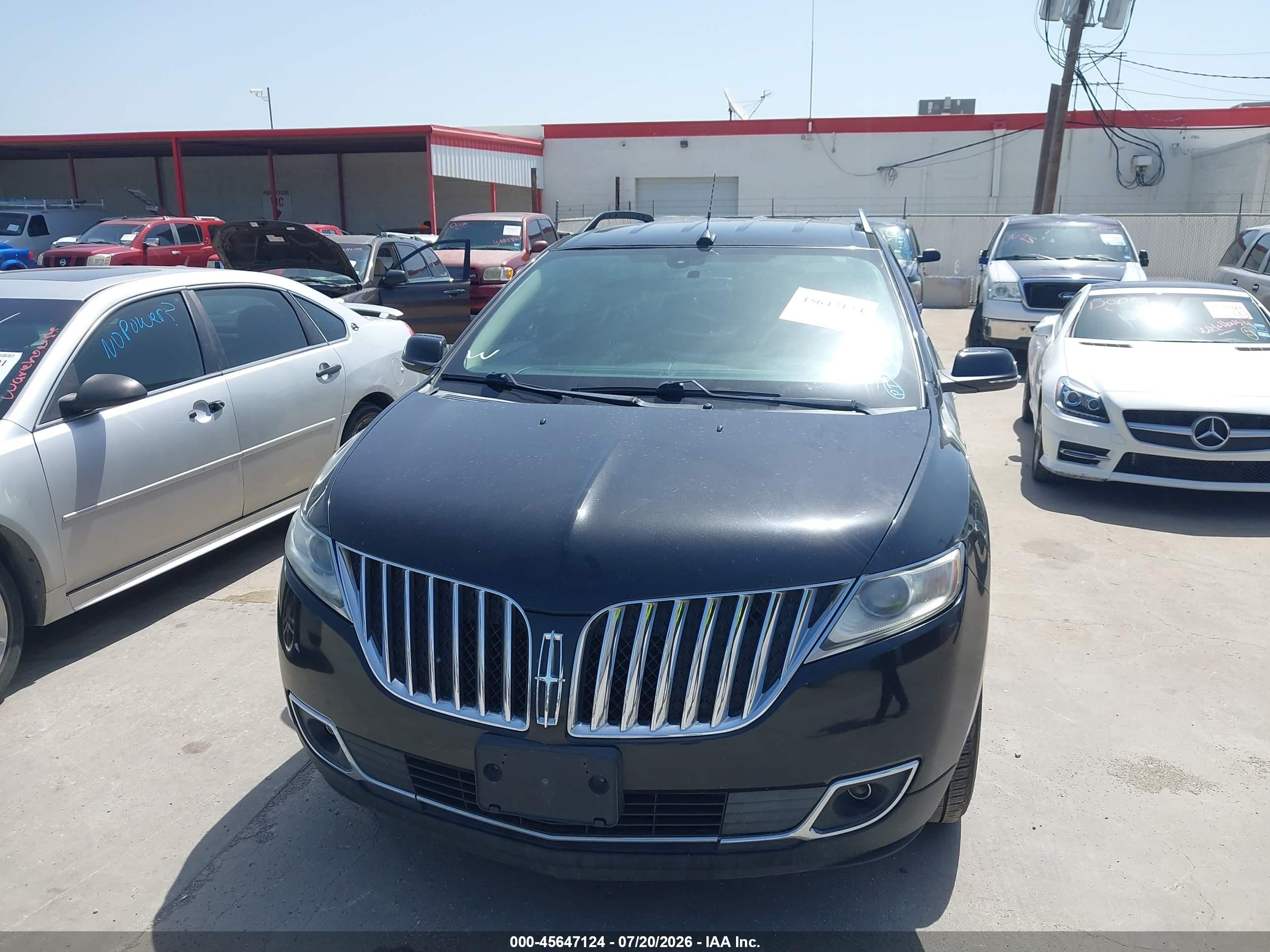 2013 Lincoln Mkx   Black vin: 2LMDJ6JK8DBL45475
