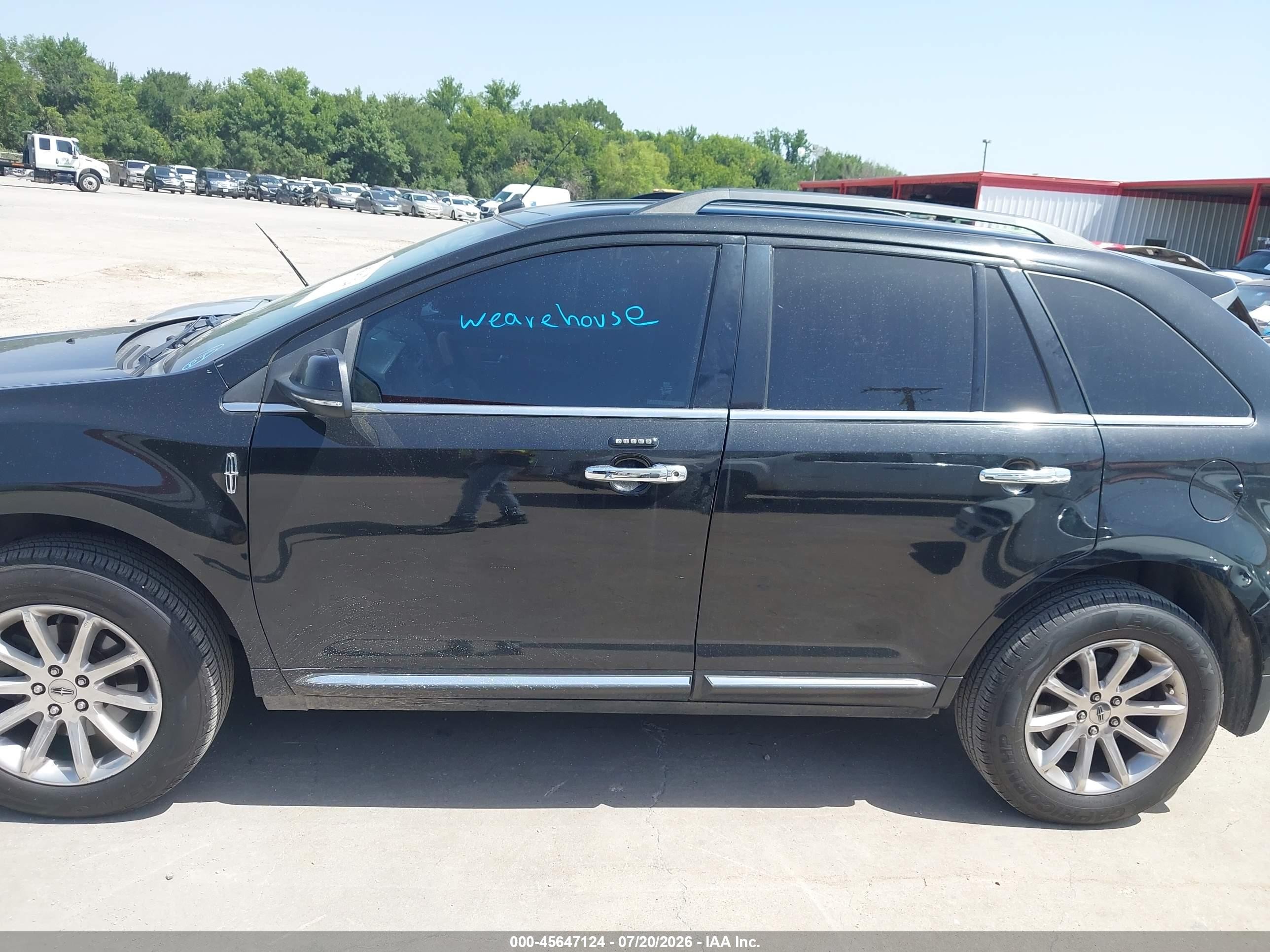 2013 Lincoln Mkx   Black vin: 2LMDJ6JK8DBL45475