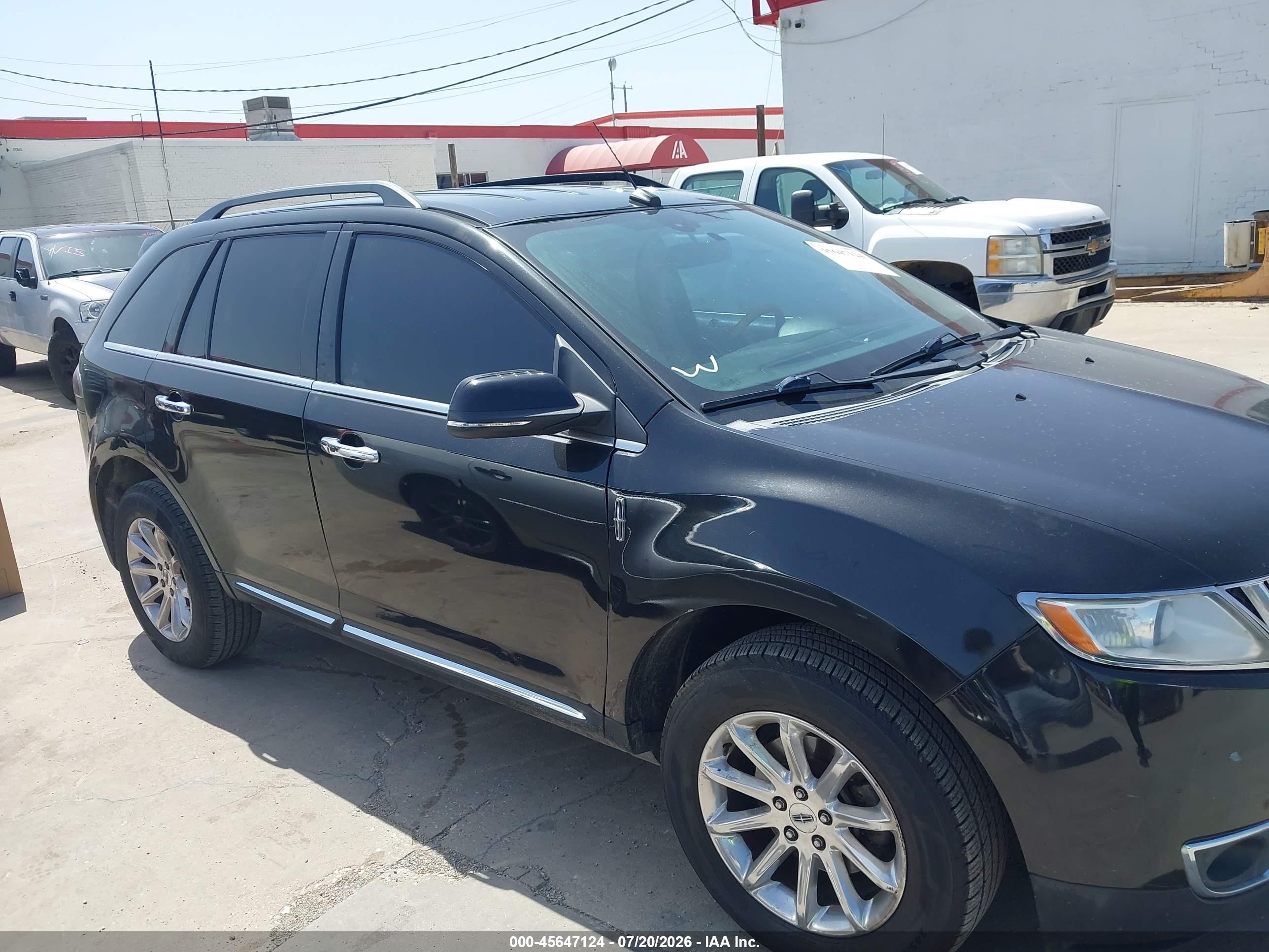 2013 Lincoln Mkx   Black vin: 2LMDJ6JK8DBL45475