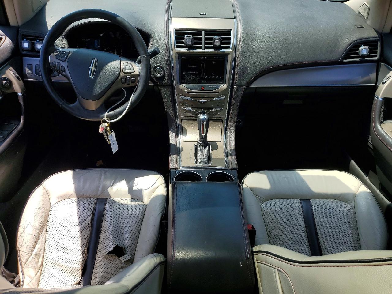 2014 Lincoln Mkx Белый vin: 2LMDJ6JK8EBL14857