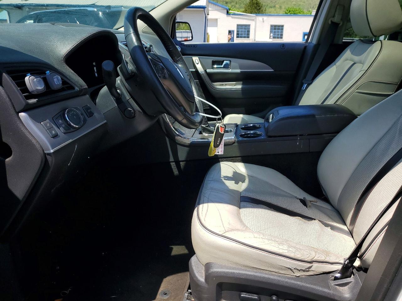 2014 Lincoln Mkx Белый vin: 2LMDJ6JK8EBL14857