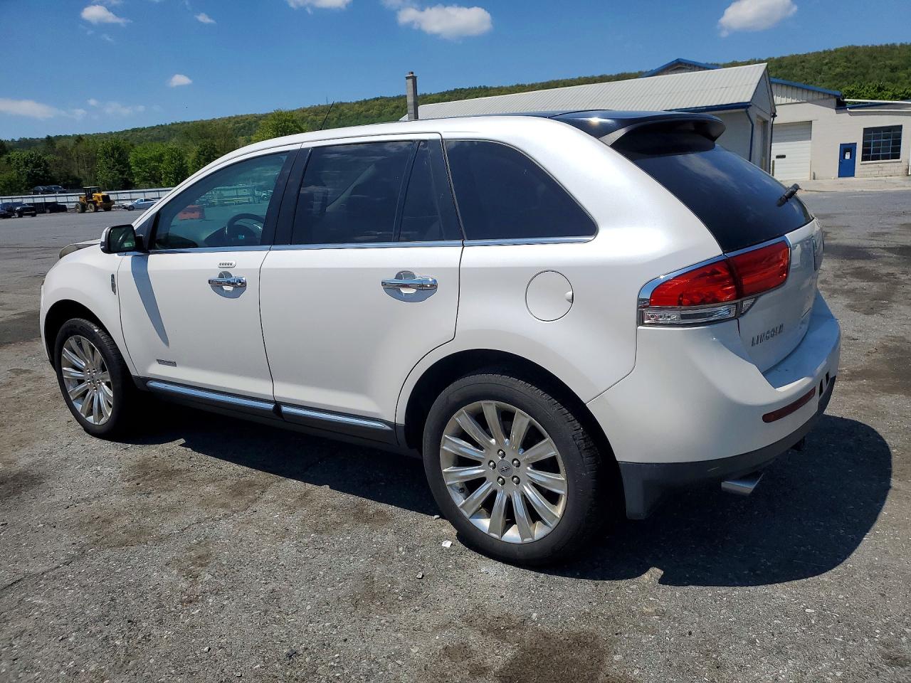 2014 Lincoln Mkx Белый vin: 2LMDJ6JK8EBL14857
