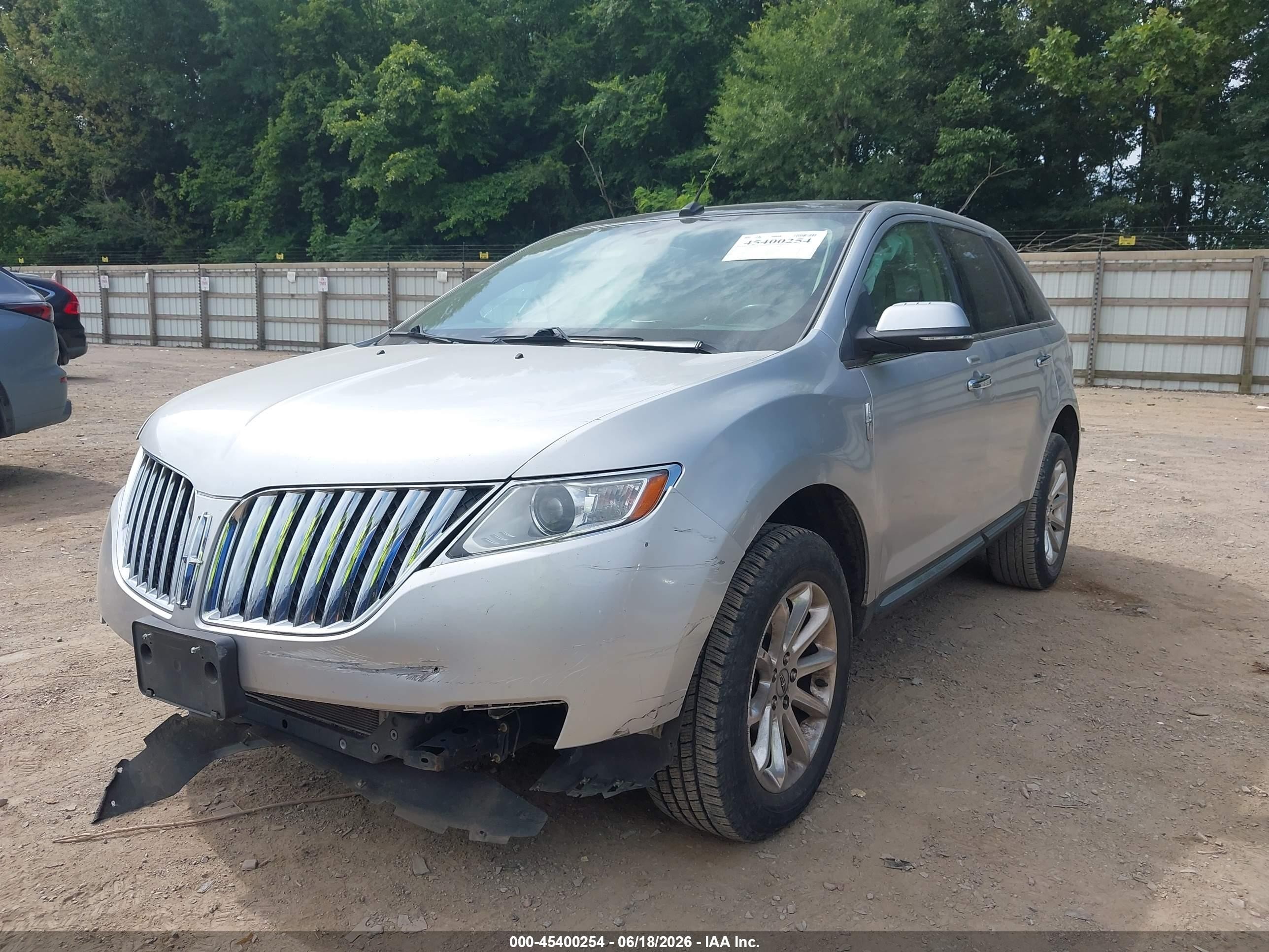 2015 Lincoln Mkx   Silver vin: 2LMDJ6JK8FBL28940