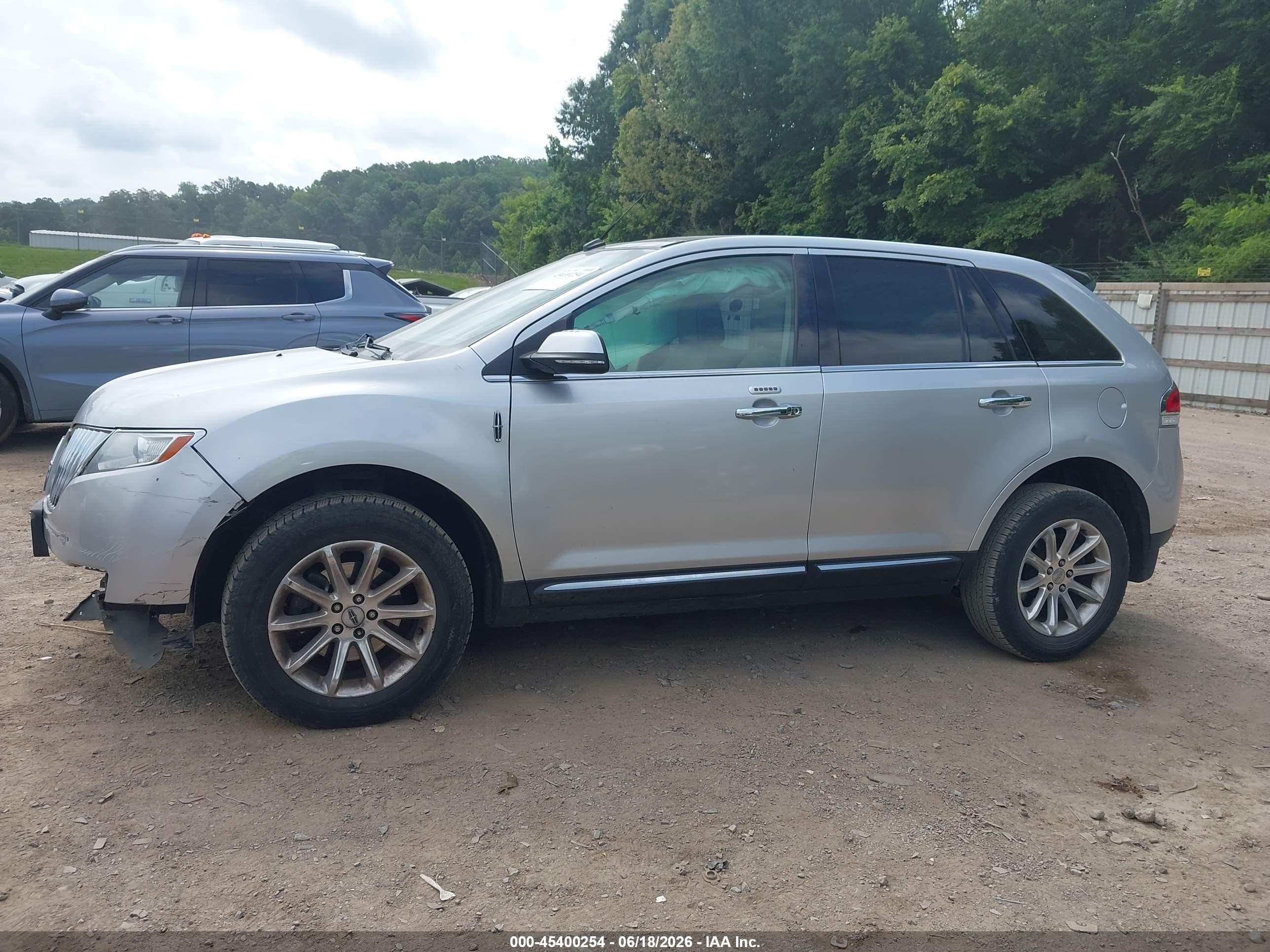 2015 Lincoln Mkx   Silver vin: 2LMDJ6JK8FBL28940