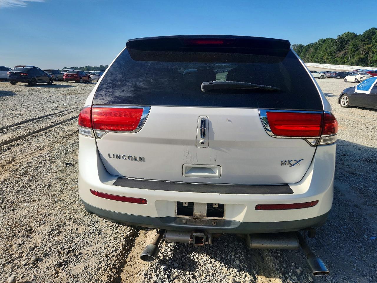2011 Lincoln Mkx White vin: 2LMDJ6JK9BBJ15540