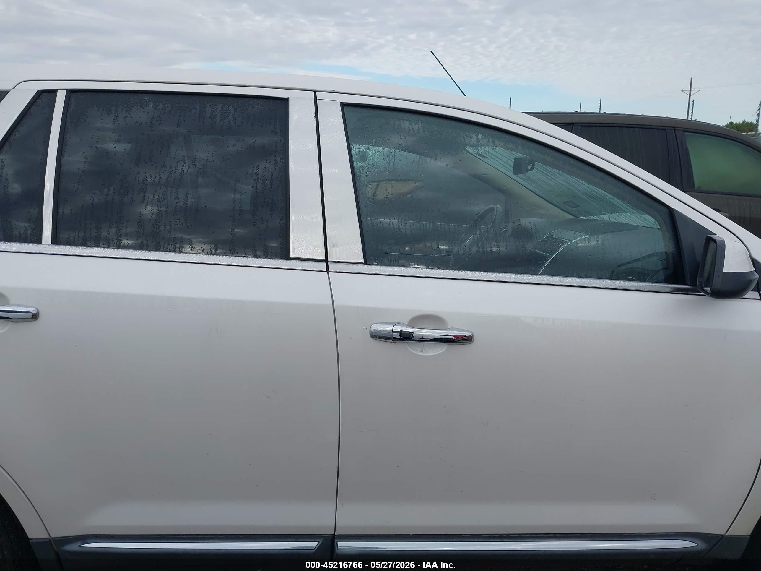 2011 Lincoln Mkx   White vin: 2LMDJ6JK9BBJ26215