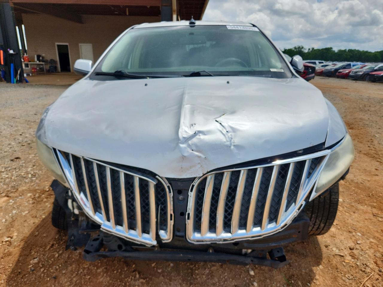 2011 Lincoln Mkx Silver vin: 2LMDJ6JK9BBJ30457