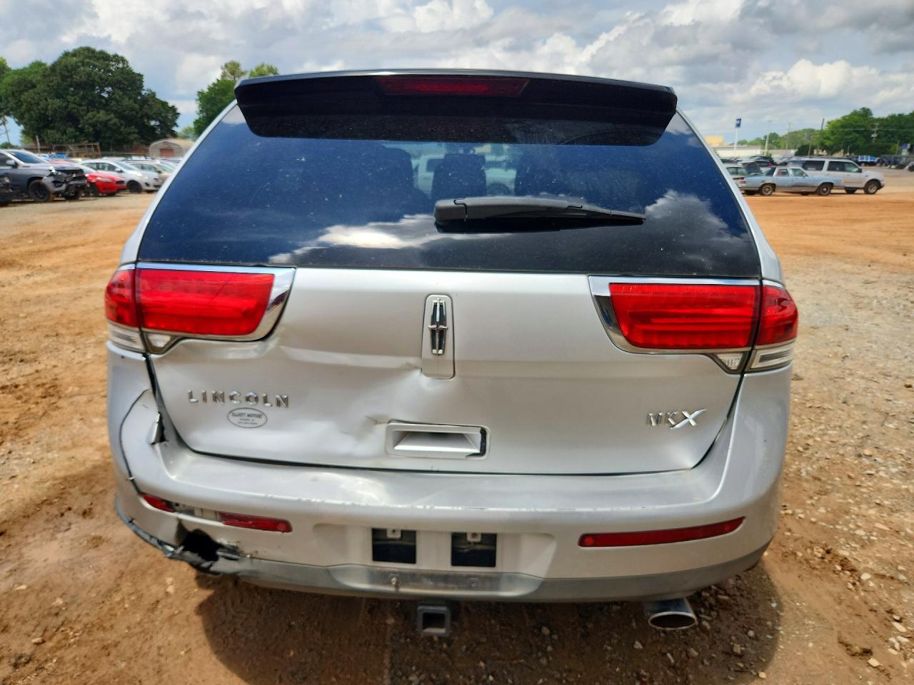 2011 Lincoln Mkx Silver vin: 2LMDJ6JK9BBJ30457