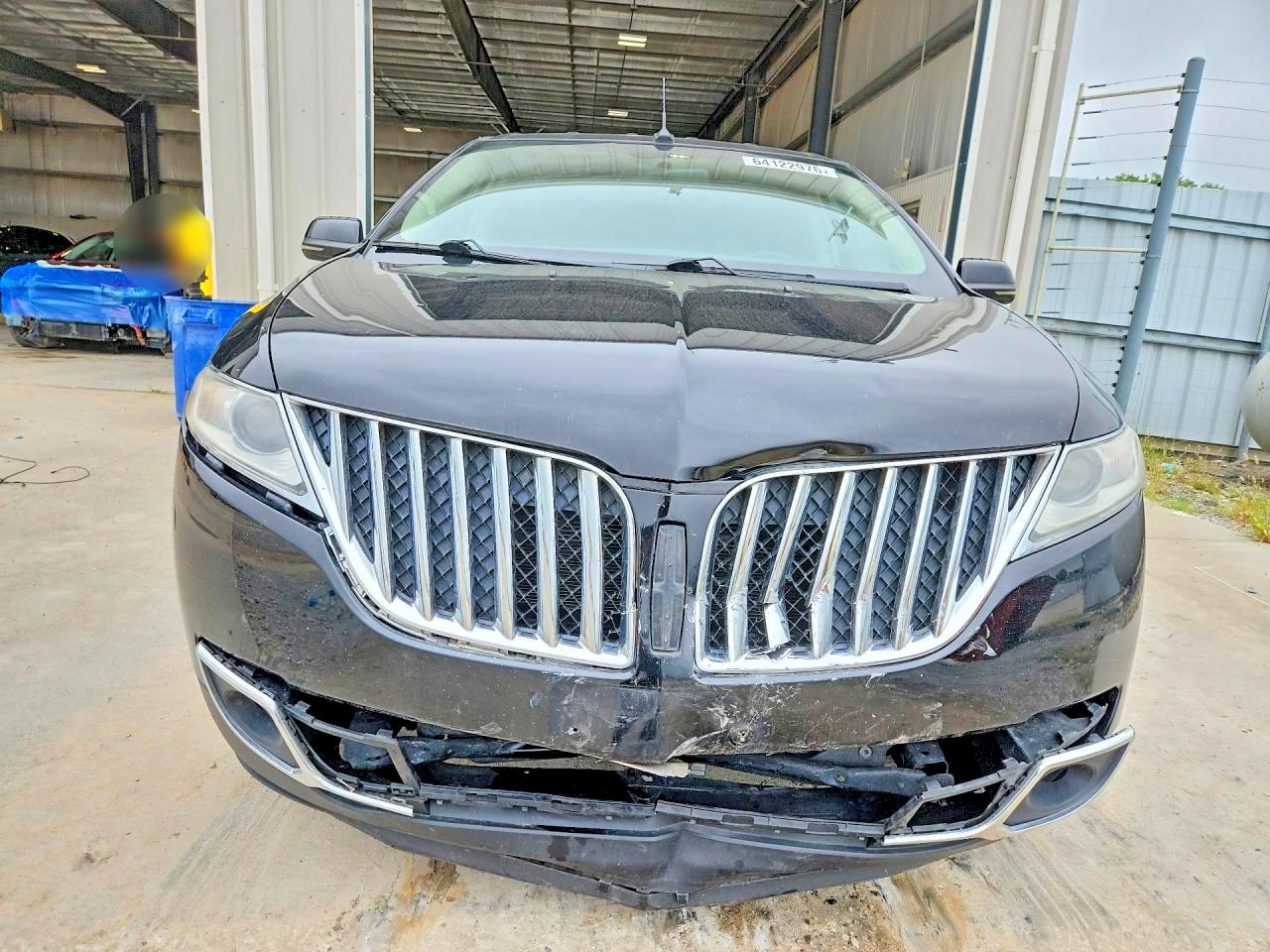 2012 Lincoln Mkx Black vin: 2LMDJ6JK9CBL05646