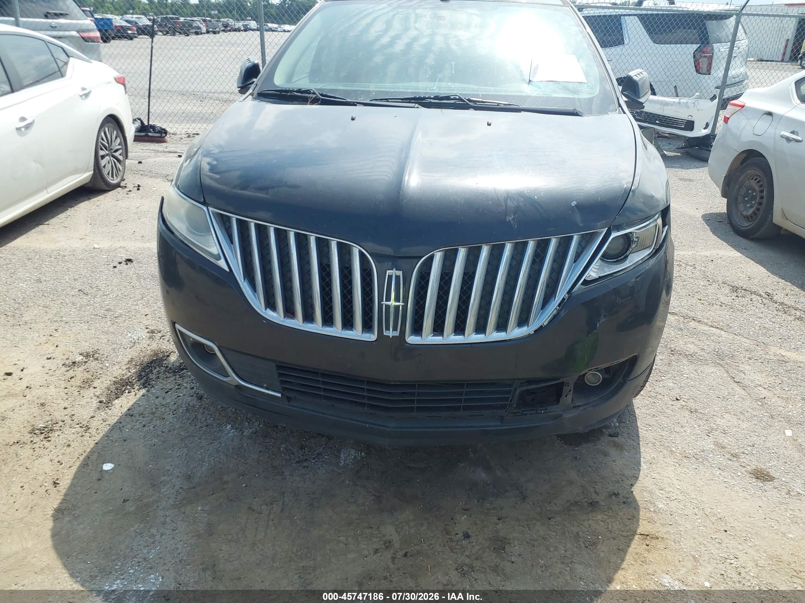 2013 Lincoln Mkx Black vin: 2LMDJ6JK9DBL04627
