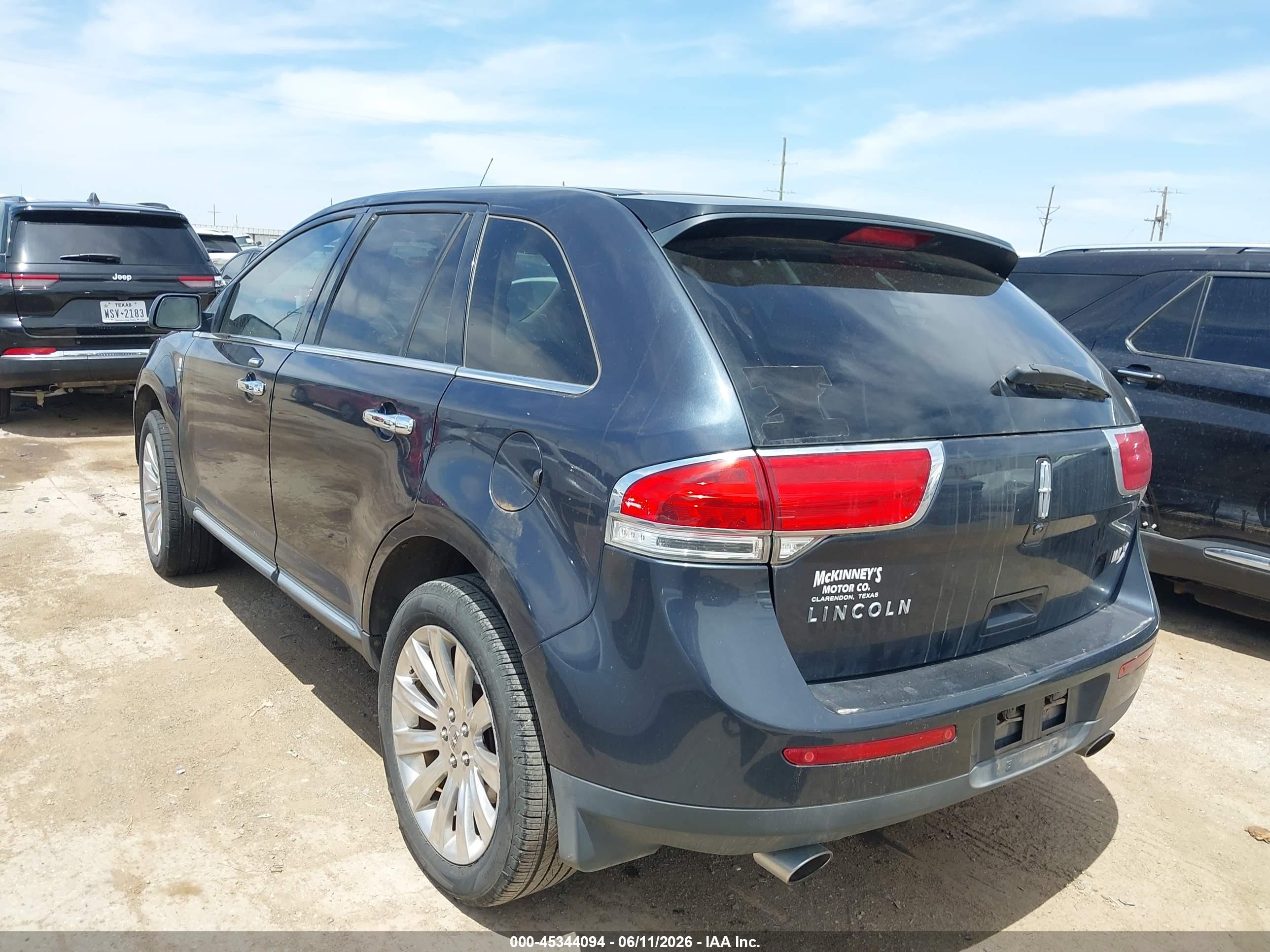 2013 Lincoln Mkx   Gray vin: 2LMDJ6JK9DBL13117