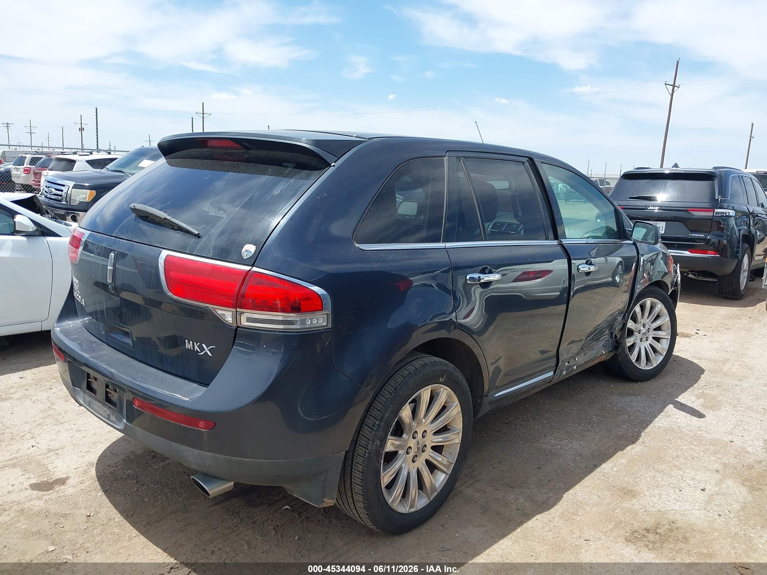 2013 Lincoln Mkx   Gray vin: 2LMDJ6JK9DBL13117