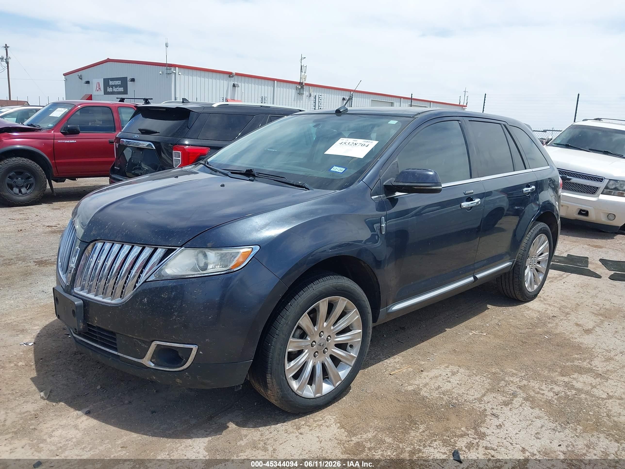 2013 Lincoln Mkx   Gray vin: 2LMDJ6JK9DBL13117