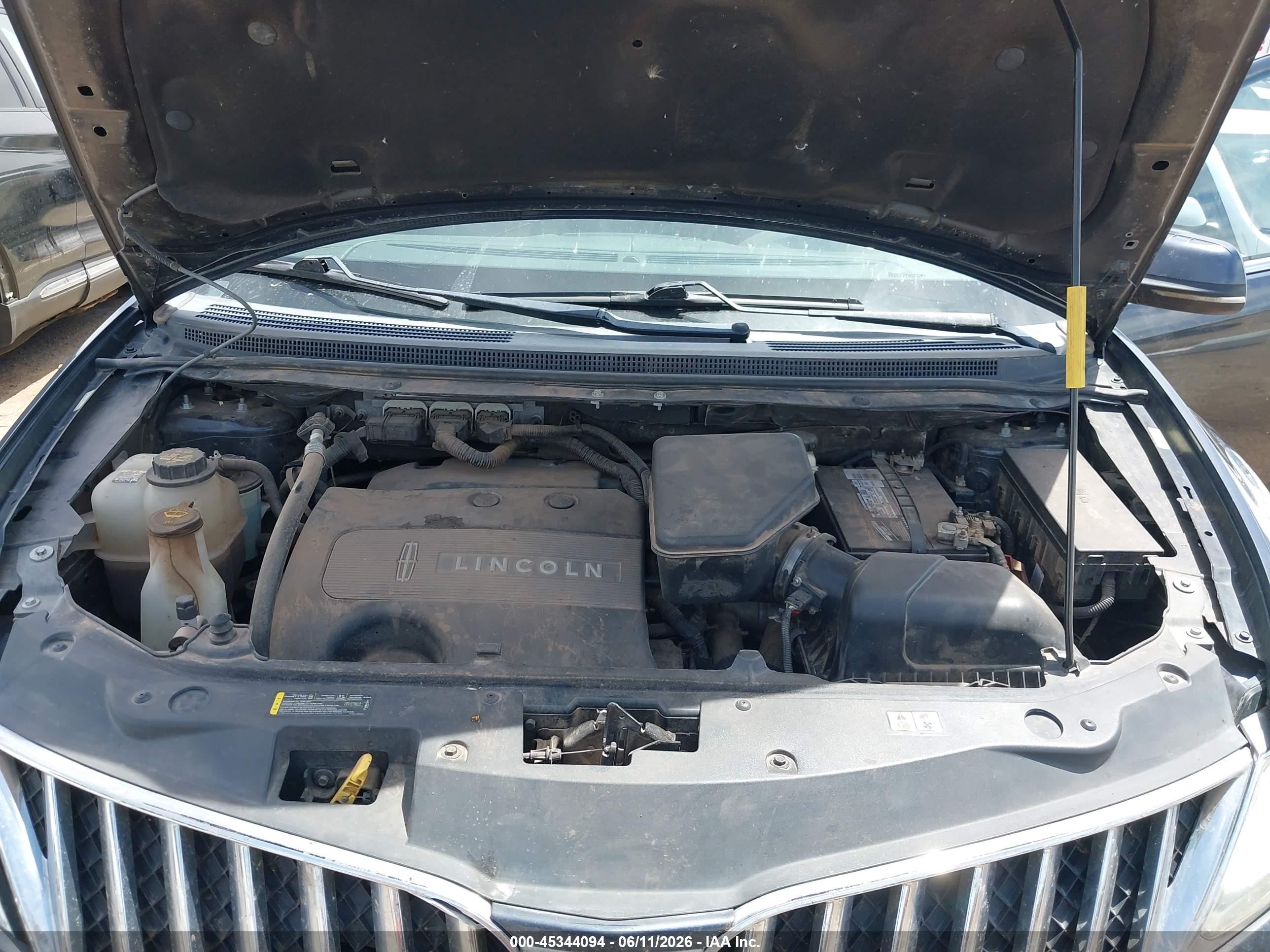 2013 Lincoln Mkx   Gray vin: 2LMDJ6JK9DBL13117