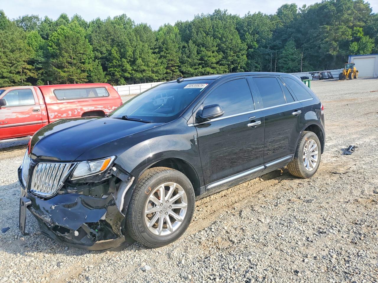 2013 Lincoln Mkx Black vin: 2LMDJ6JK9DBL14395