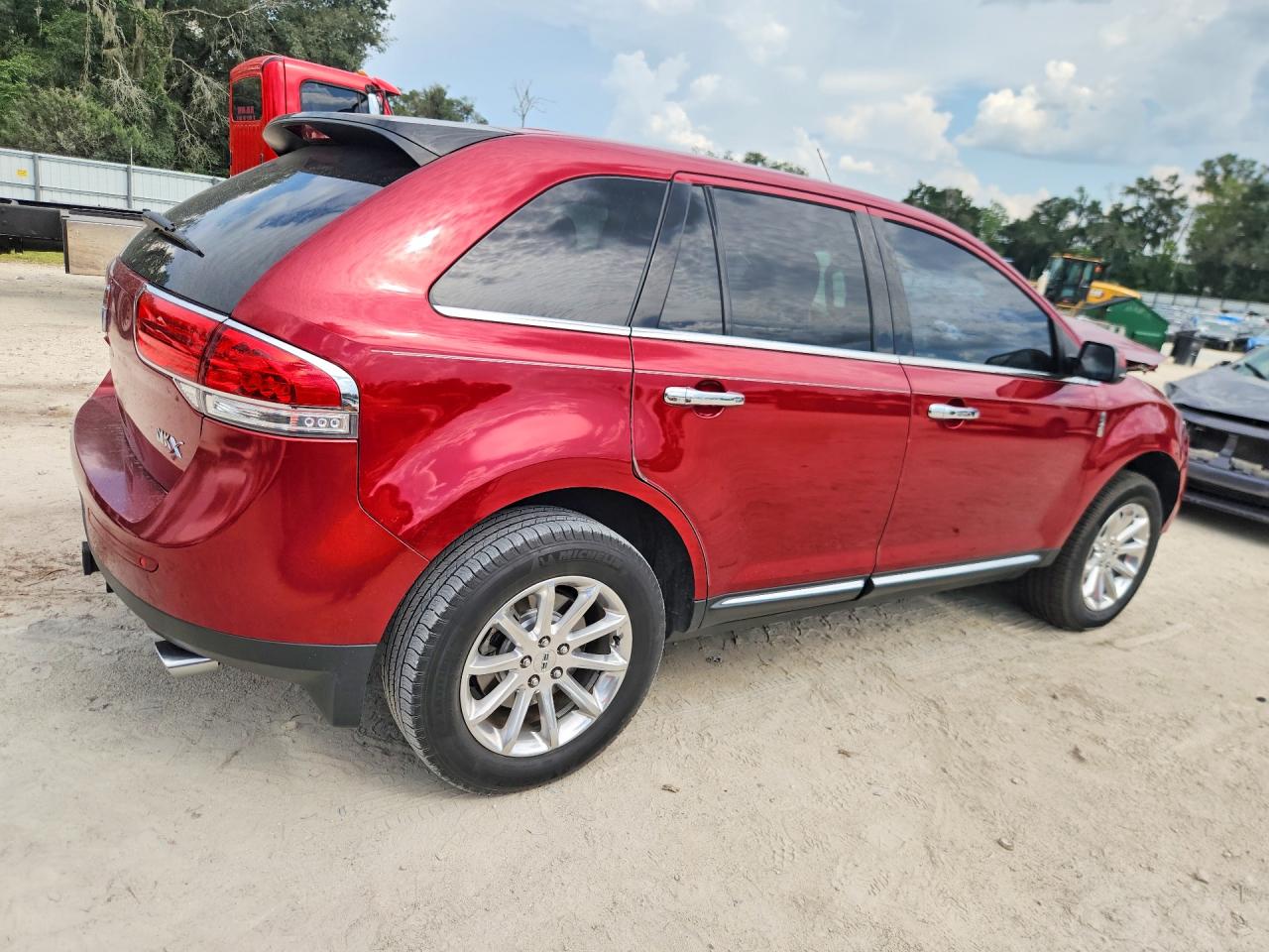2013 Lincoln Mkx Red vin: 2LMDJ6JK9DBL32069