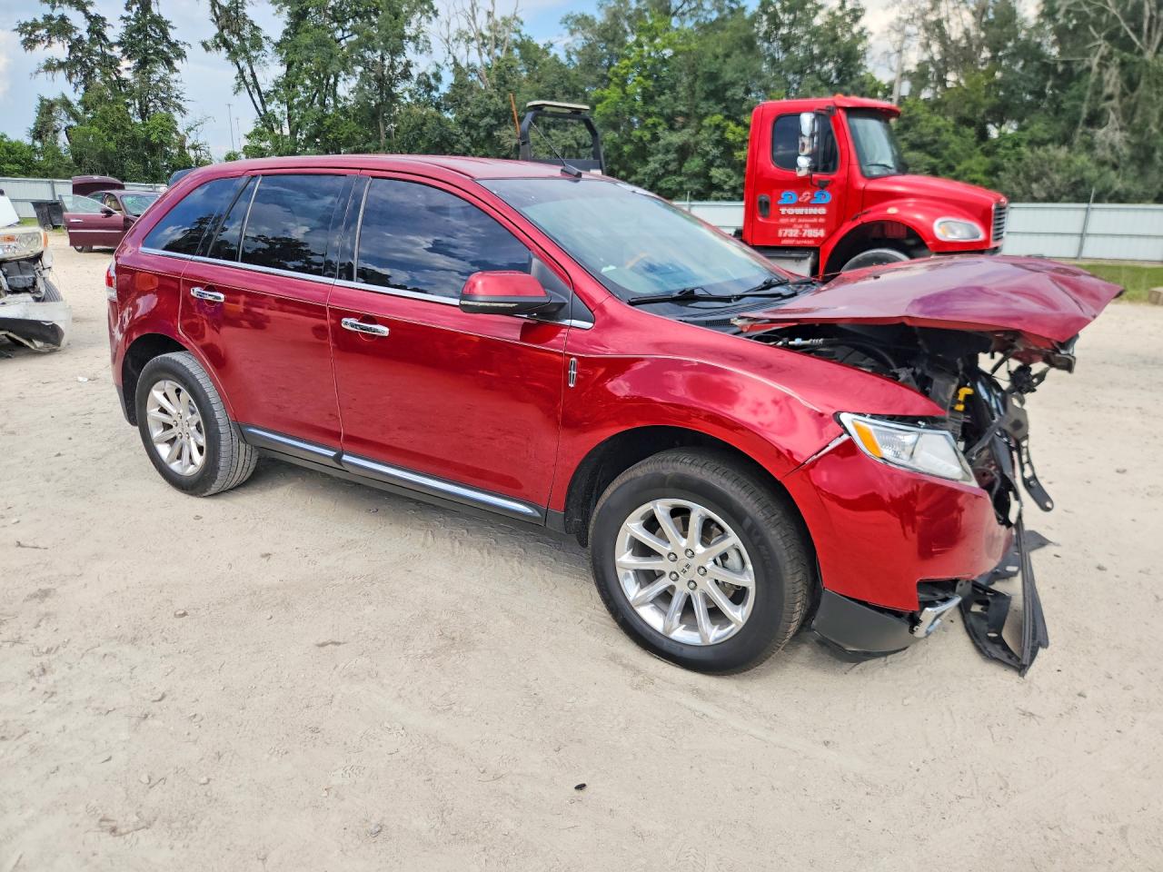 2013 Lincoln Mkx Red vin: 2LMDJ6JK9DBL32069