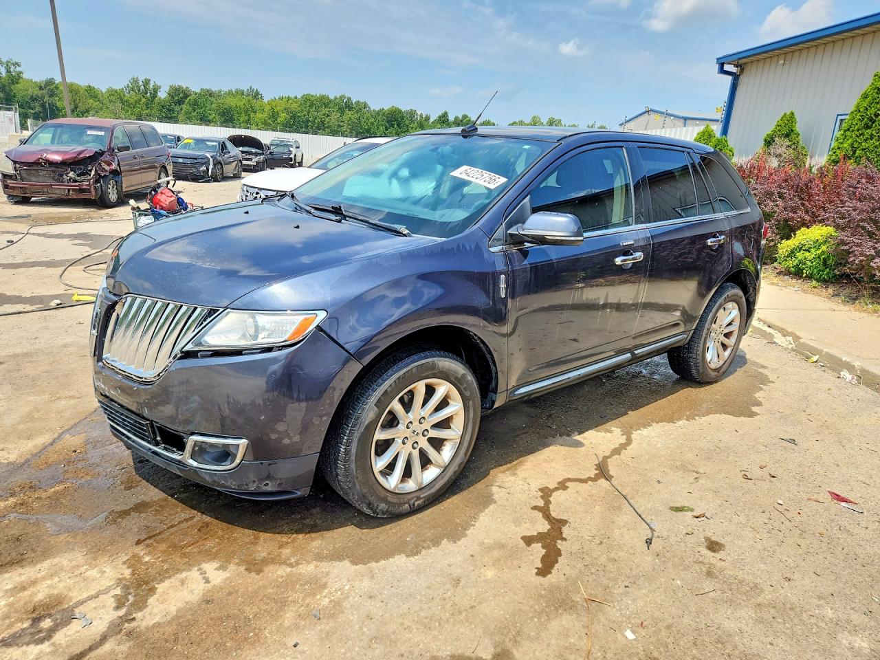 2013 Lincoln Mkx Blue vin: 2LMDJ6JK9DBL40740