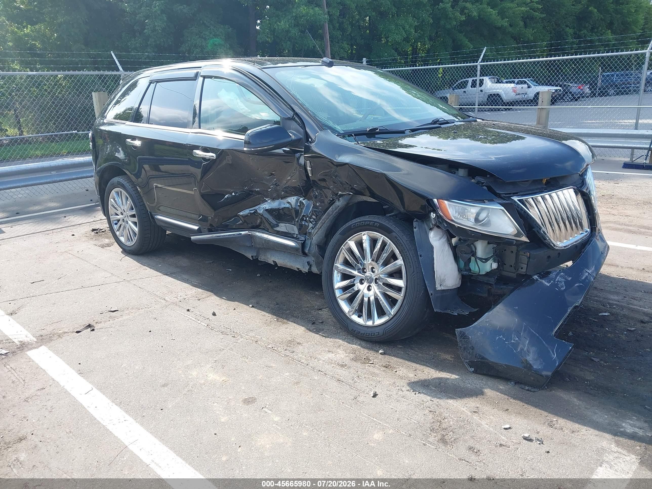 2014 Lincoln Mkx   Black vin: 2LMDJ6JK9EBL13474