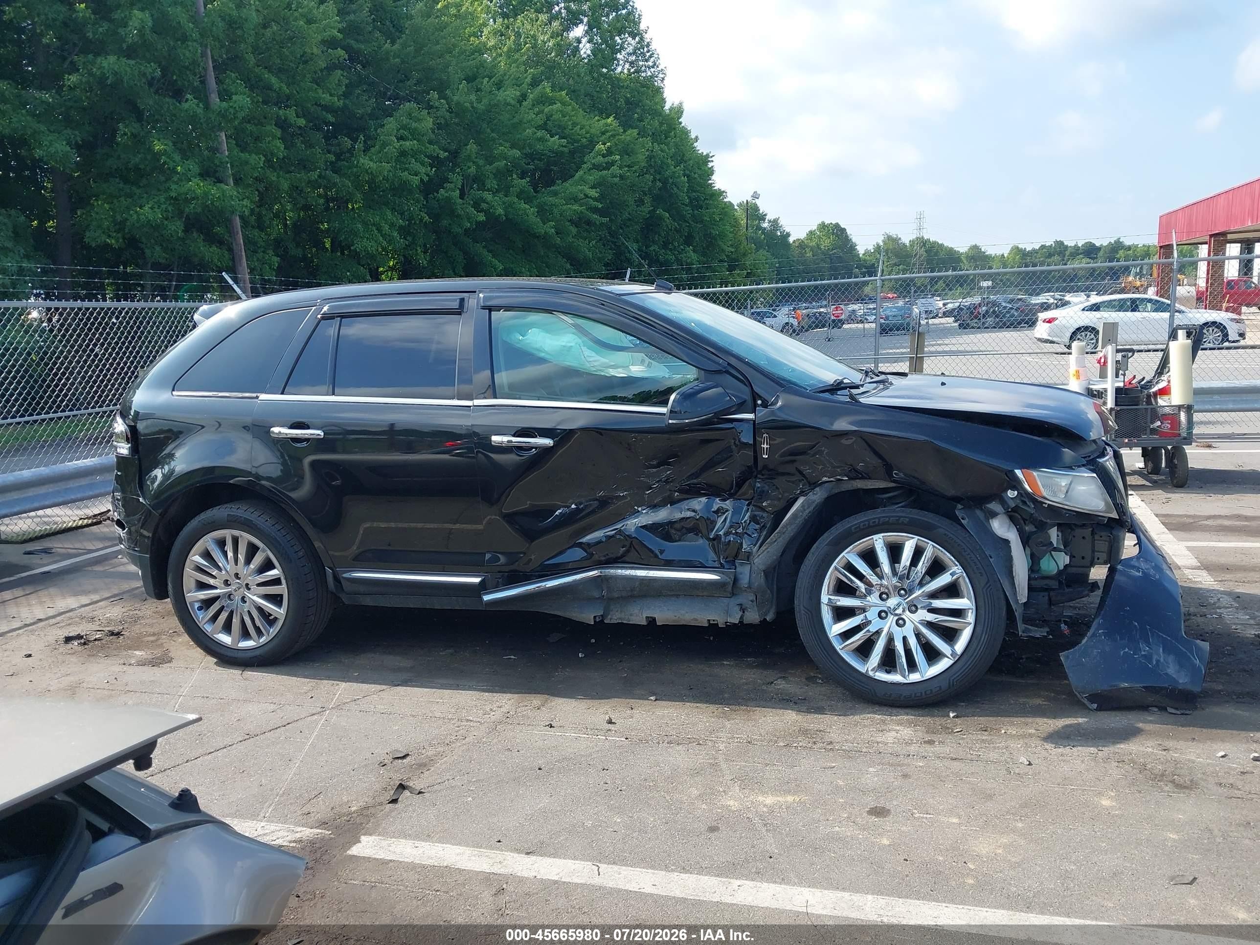 2014 Lincoln Mkx   Black vin: 2LMDJ6JK9EBL13474