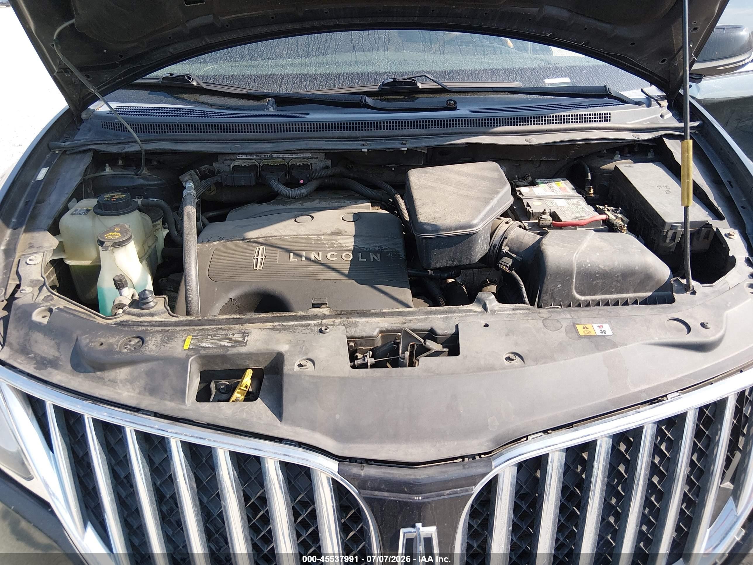 2014 Lincoln Mkx   Black vin: 2LMDJ6JK9EBL14219