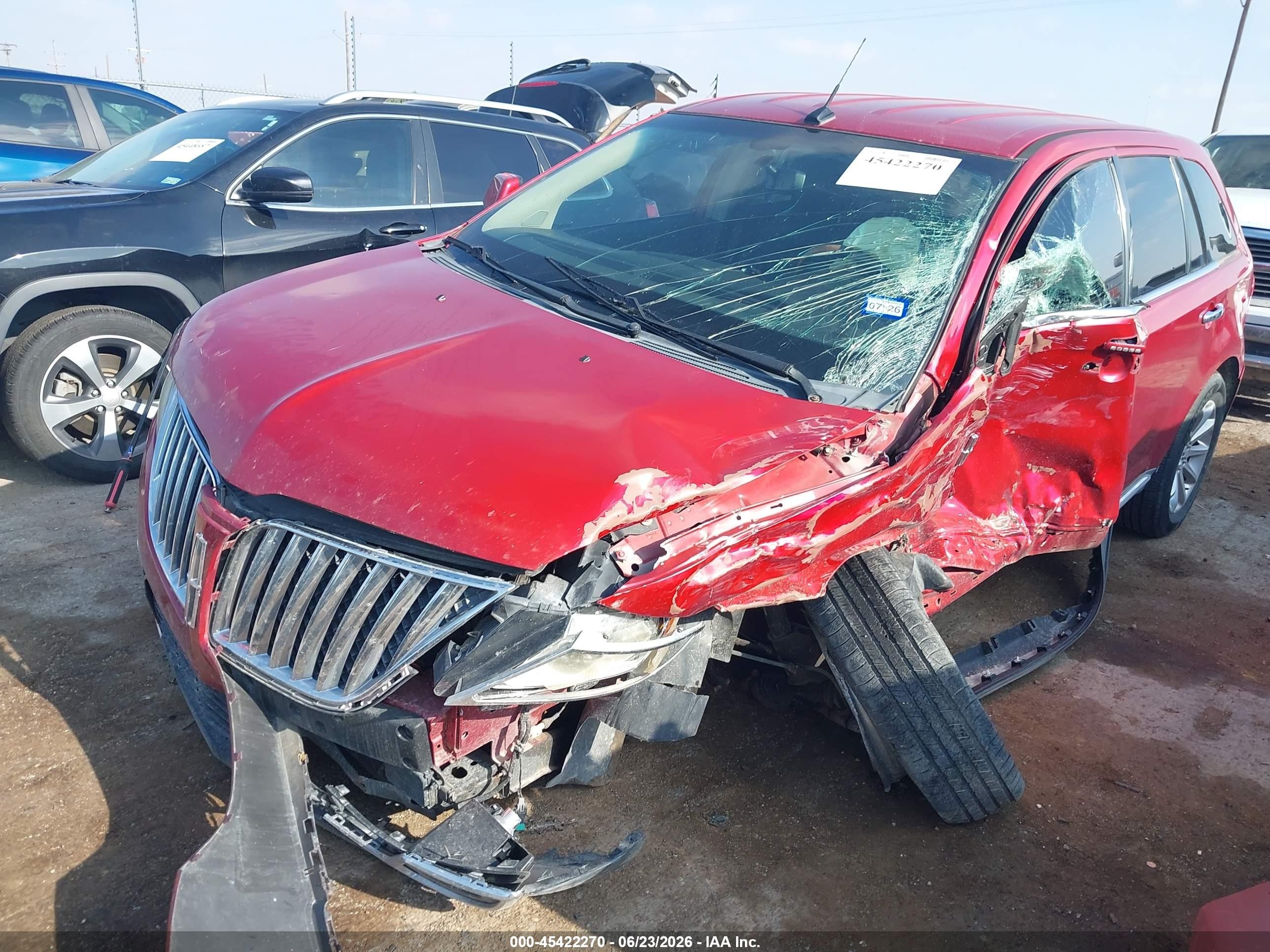 2011 Lincoln Mkx   Maroon vin: 2LMDJ6JKXBBJ00173