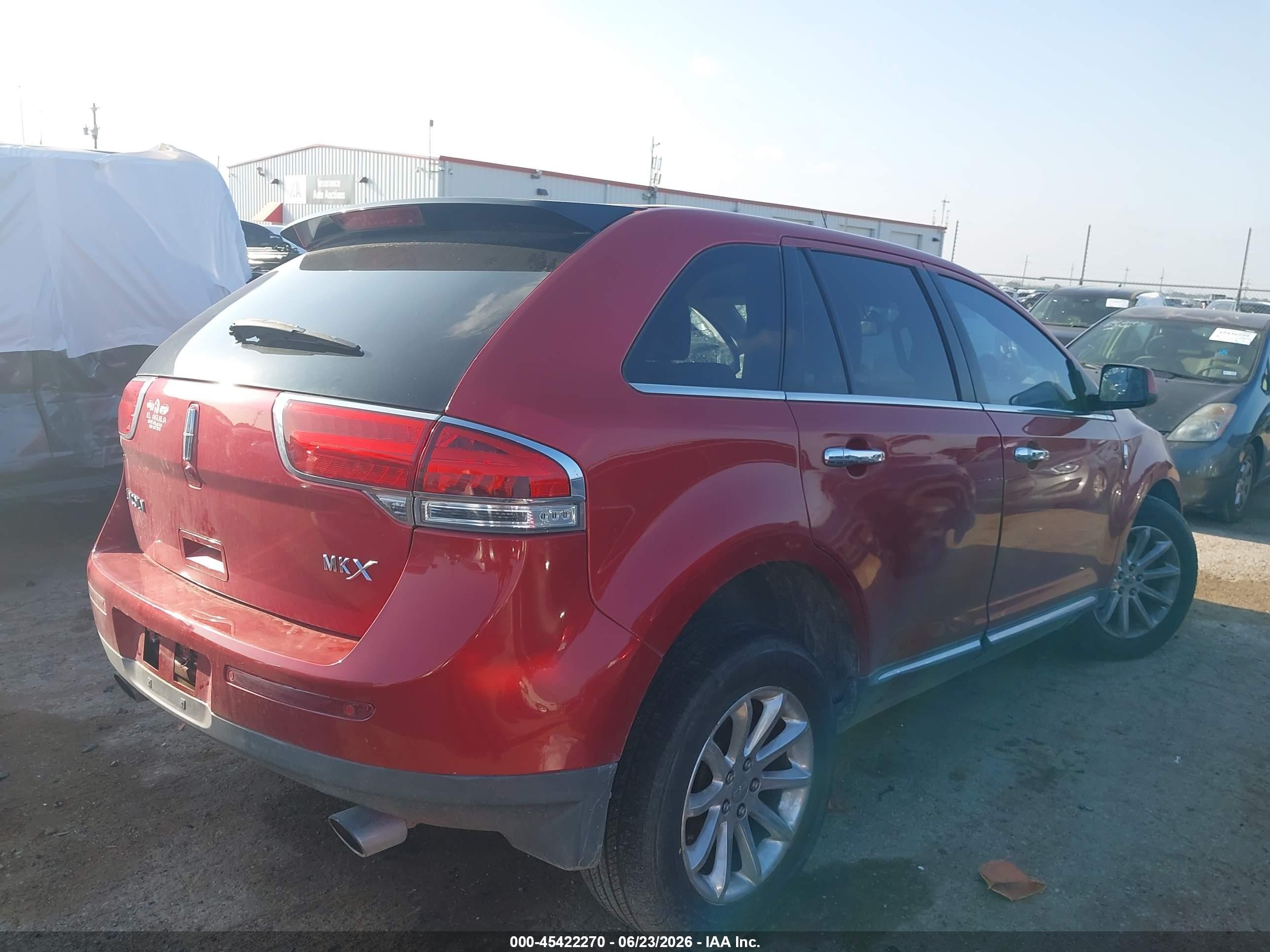 2011 Lincoln Mkx   Maroon vin: 2LMDJ6JKXBBJ00173