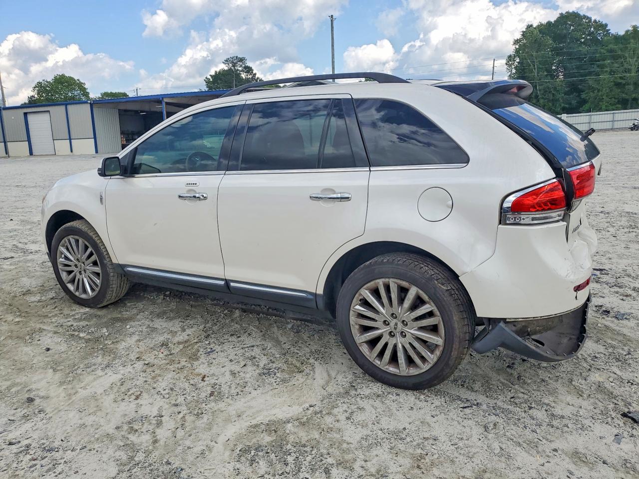 2012 Lincoln Mkx White vin: 2LMDJ6JKXCBL04280