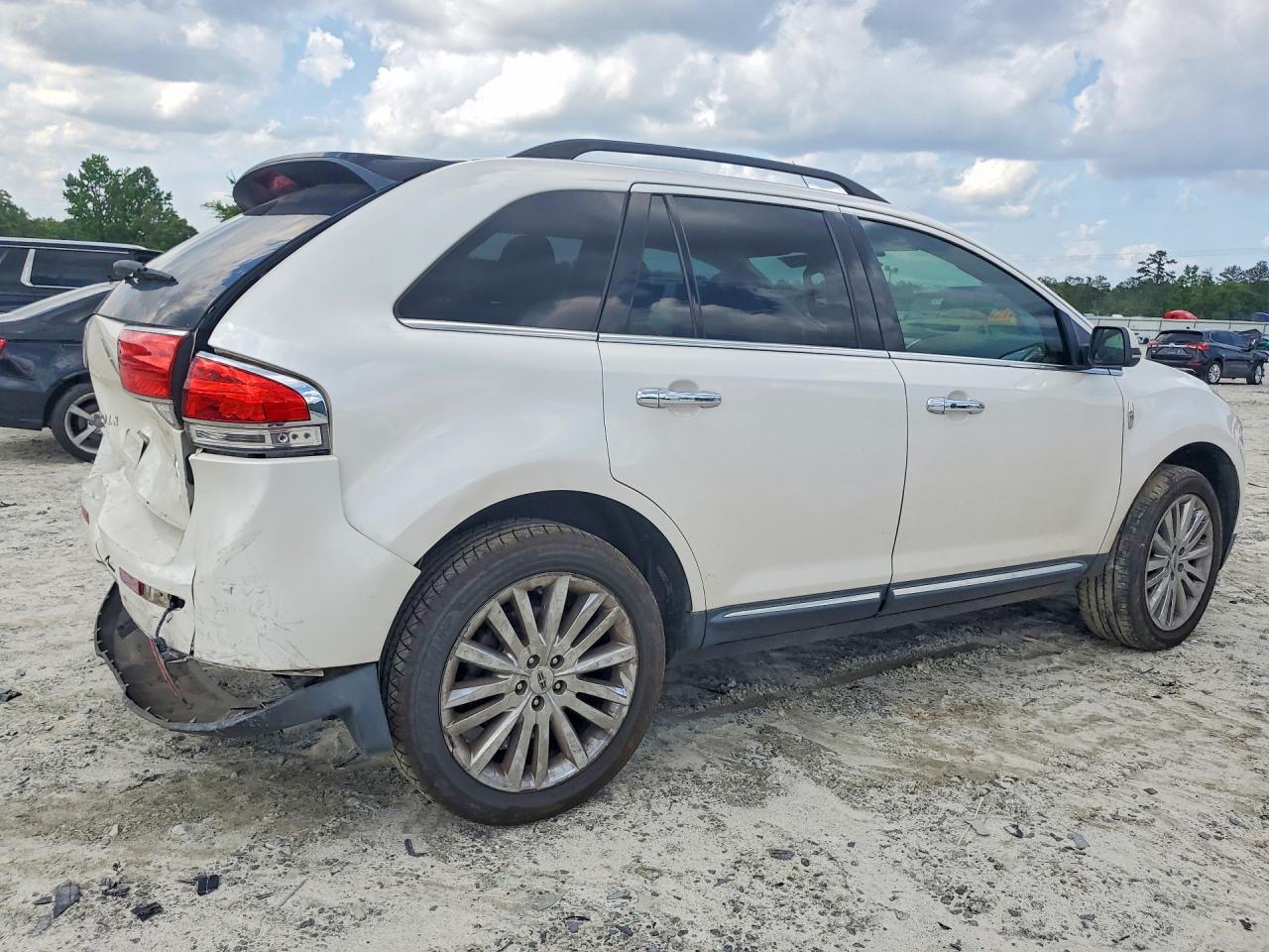 2012 Lincoln Mkx White vin: 2LMDJ6JKXCBL04280