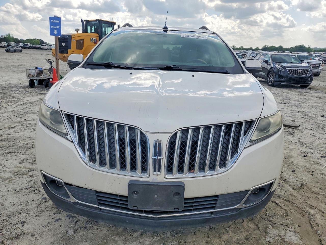 2012 Lincoln Mkx White vin: 2LMDJ6JKXCBL04280