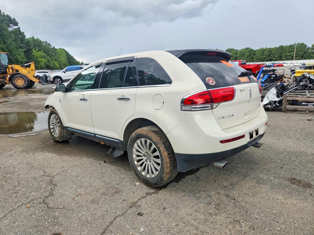 2012 Lincoln Mkx White vin: 2LMDJ6JKXCBL11617