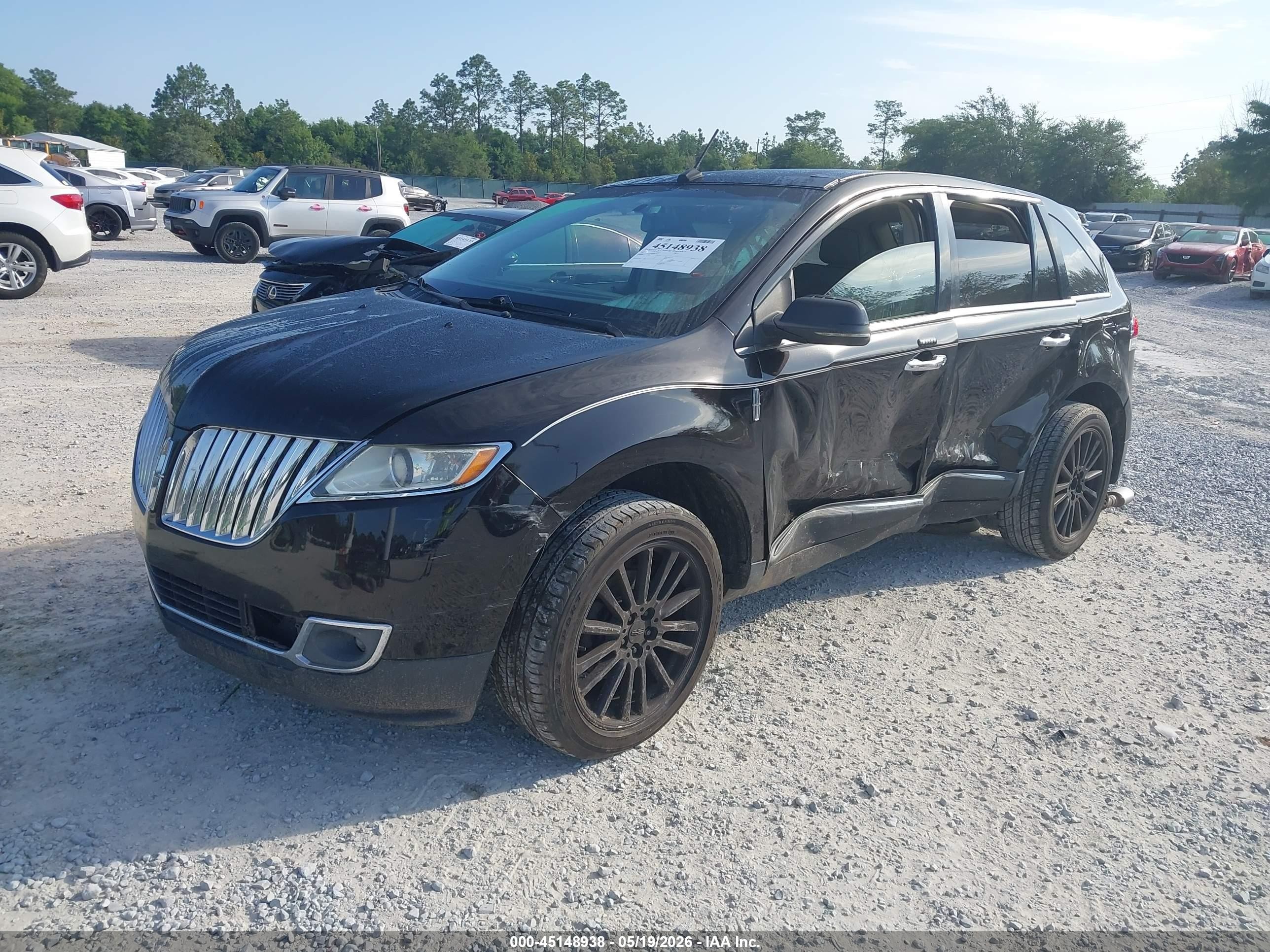2013 Lincoln Mkx   Black vin: 2LMDJ6JKXDBL08637