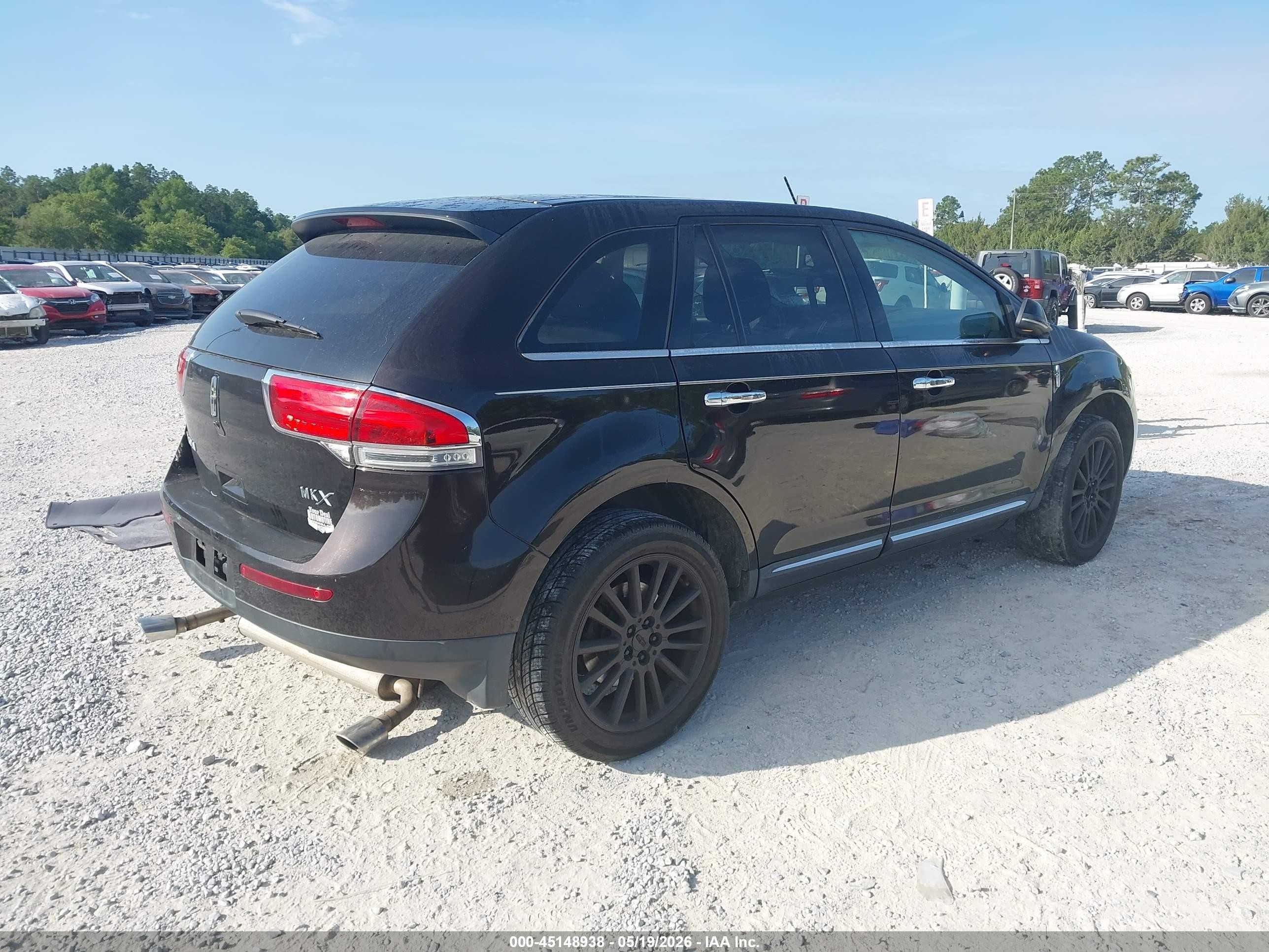 2013 Lincoln Mkx   Black vin: 2LMDJ6JKXDBL08637