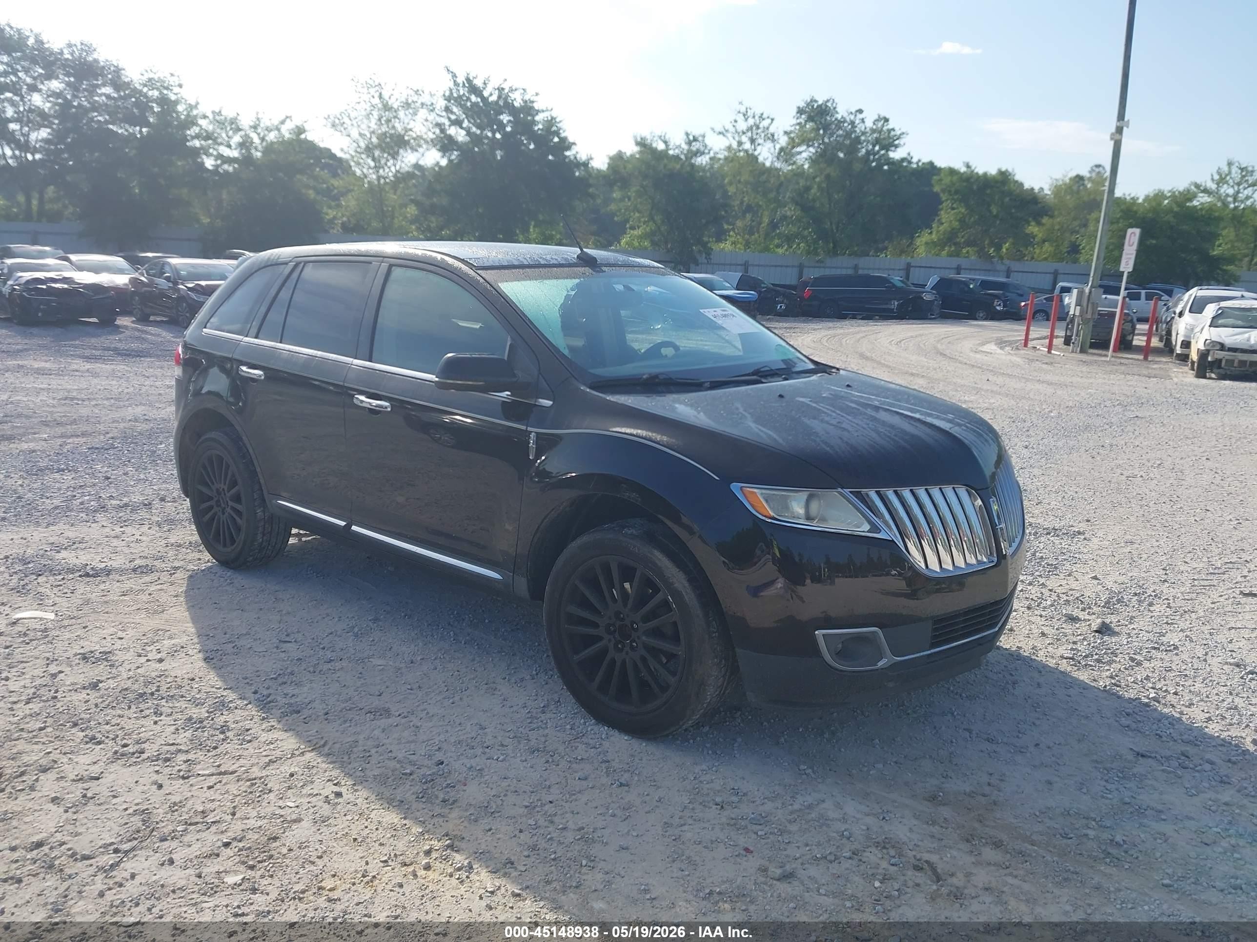 2013 Lincoln Mkx Black vin: 2LMDJ6JKXDBL08637