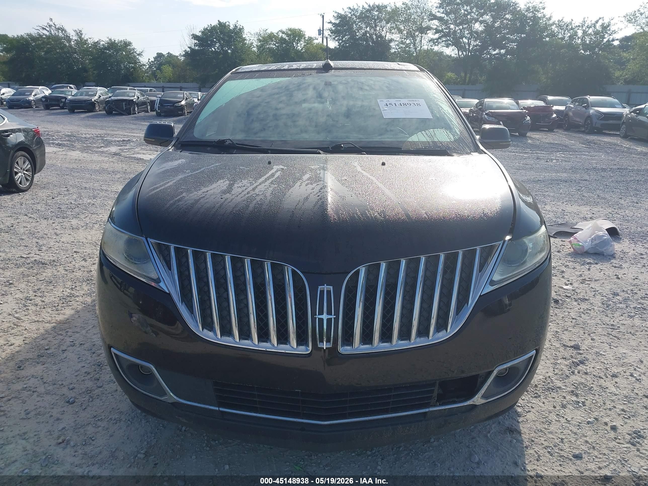 2013 Lincoln Mkx   Black vin: 2LMDJ6JKXDBL08637