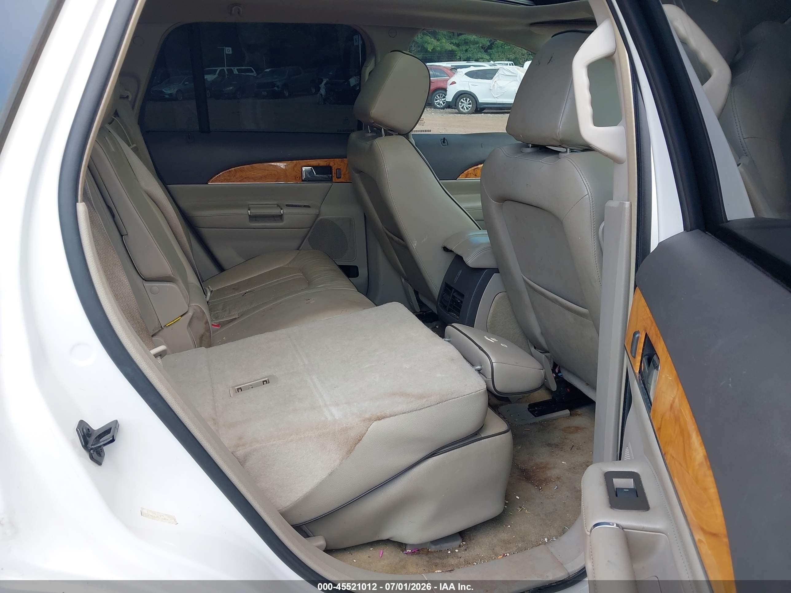 2013 Lincoln Mkx White vin: 2LMDJ6JKXDBL21369