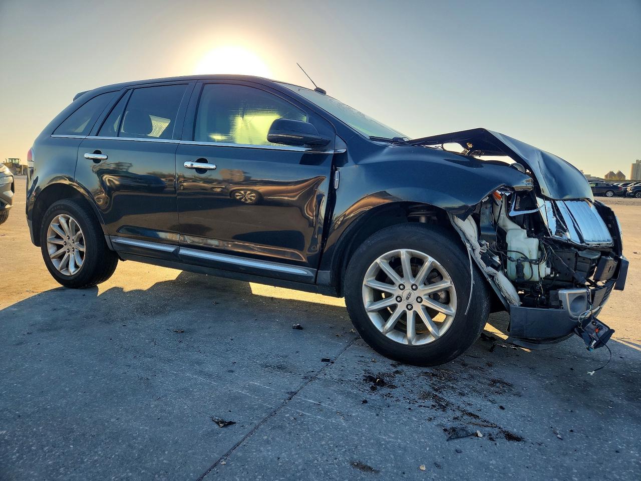 2013 Lincoln Mkx Black vin: 2LMDJ6JKXDBL25910