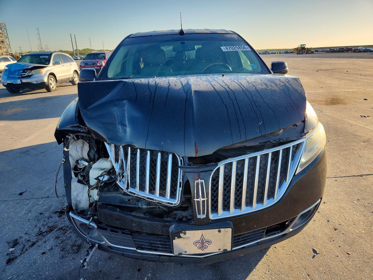 2013 Lincoln Mkx Black vin: 2LMDJ6JKXDBL25910