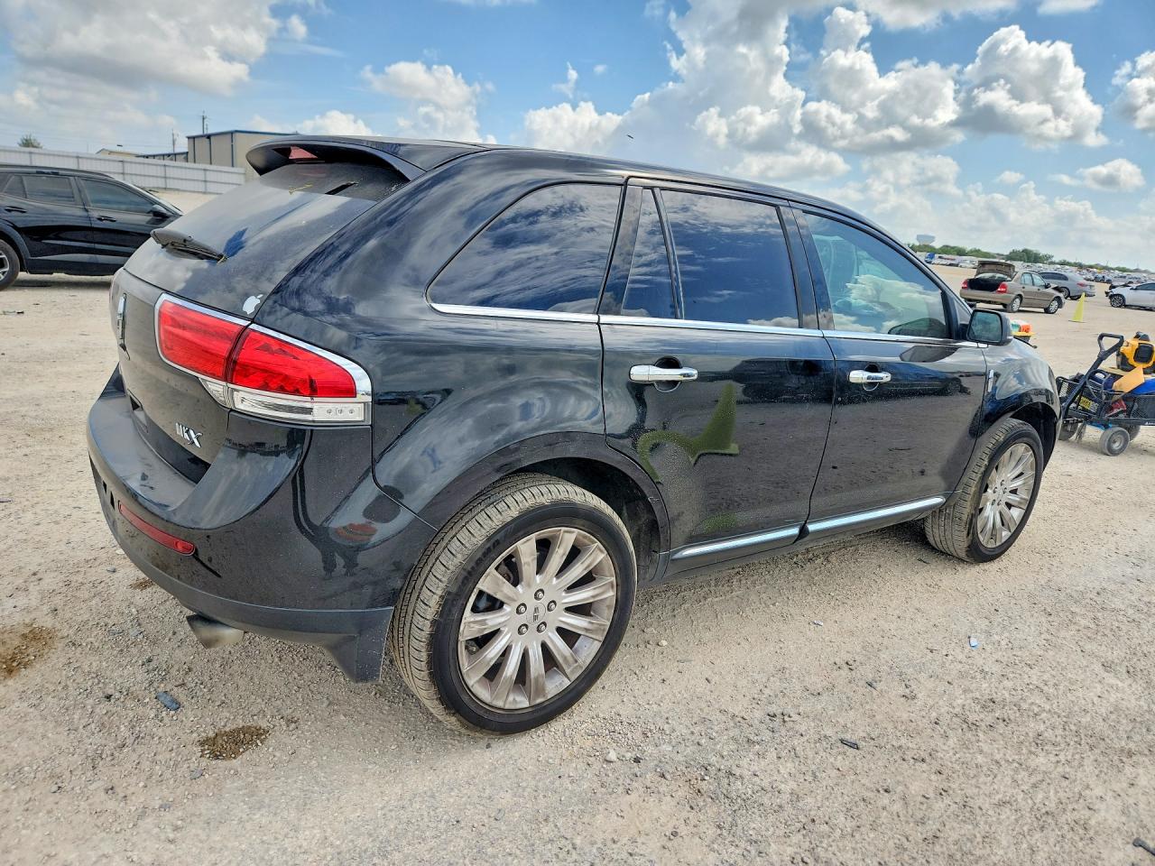 2013 Lincoln Mkx Black vin: 2LMDJ6JKXDBL38527