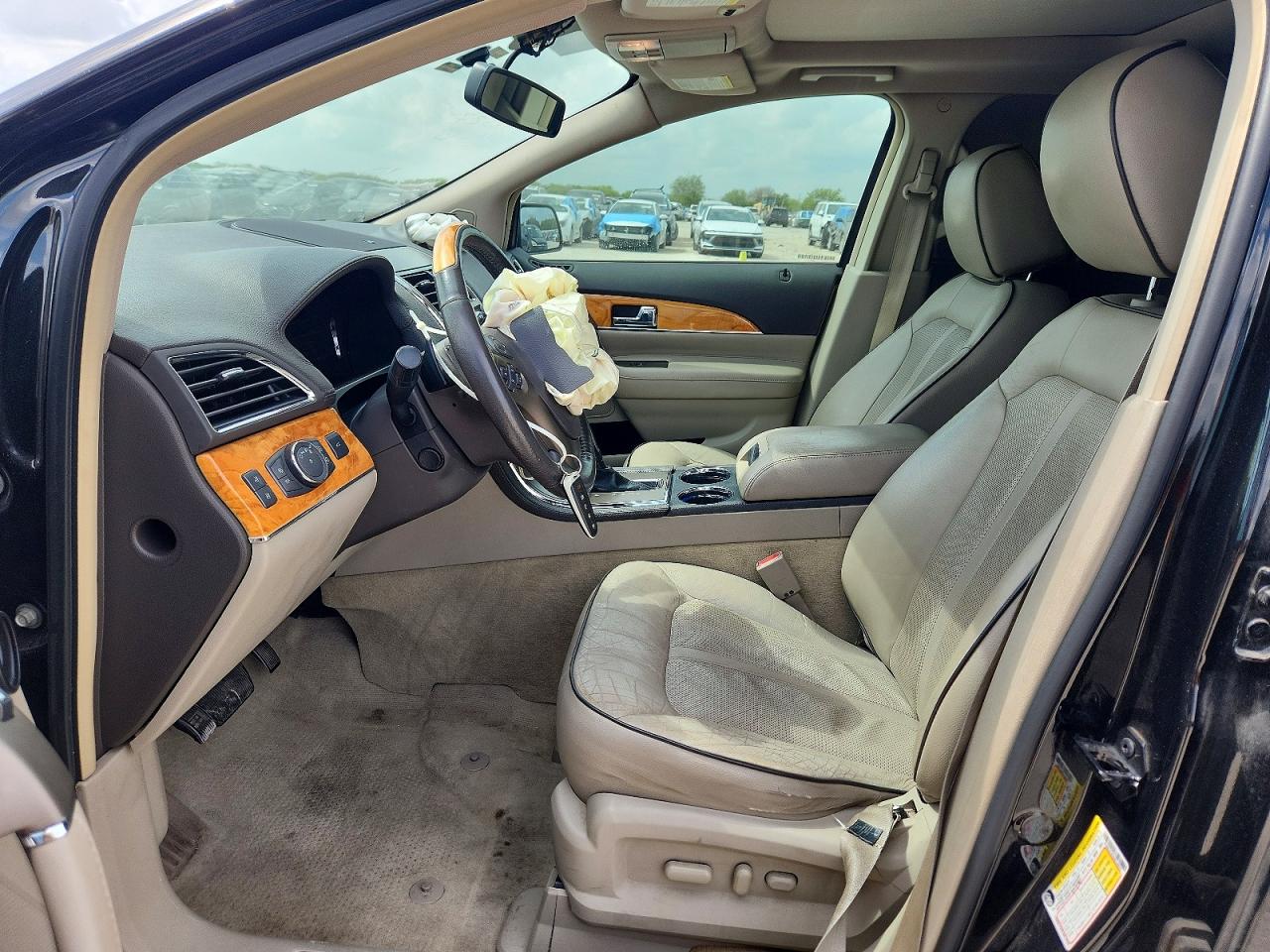 2013 Lincoln Mkx Black vin: 2LMDJ6JKXDBL38527