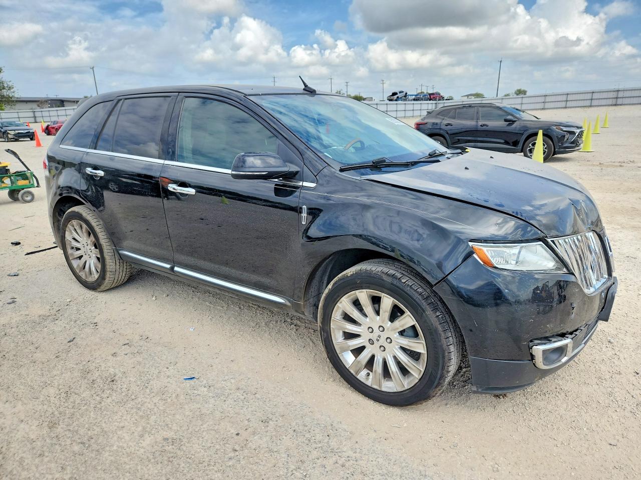 2013 Lincoln Mkx Black vin: 2LMDJ6JKXDBL38527