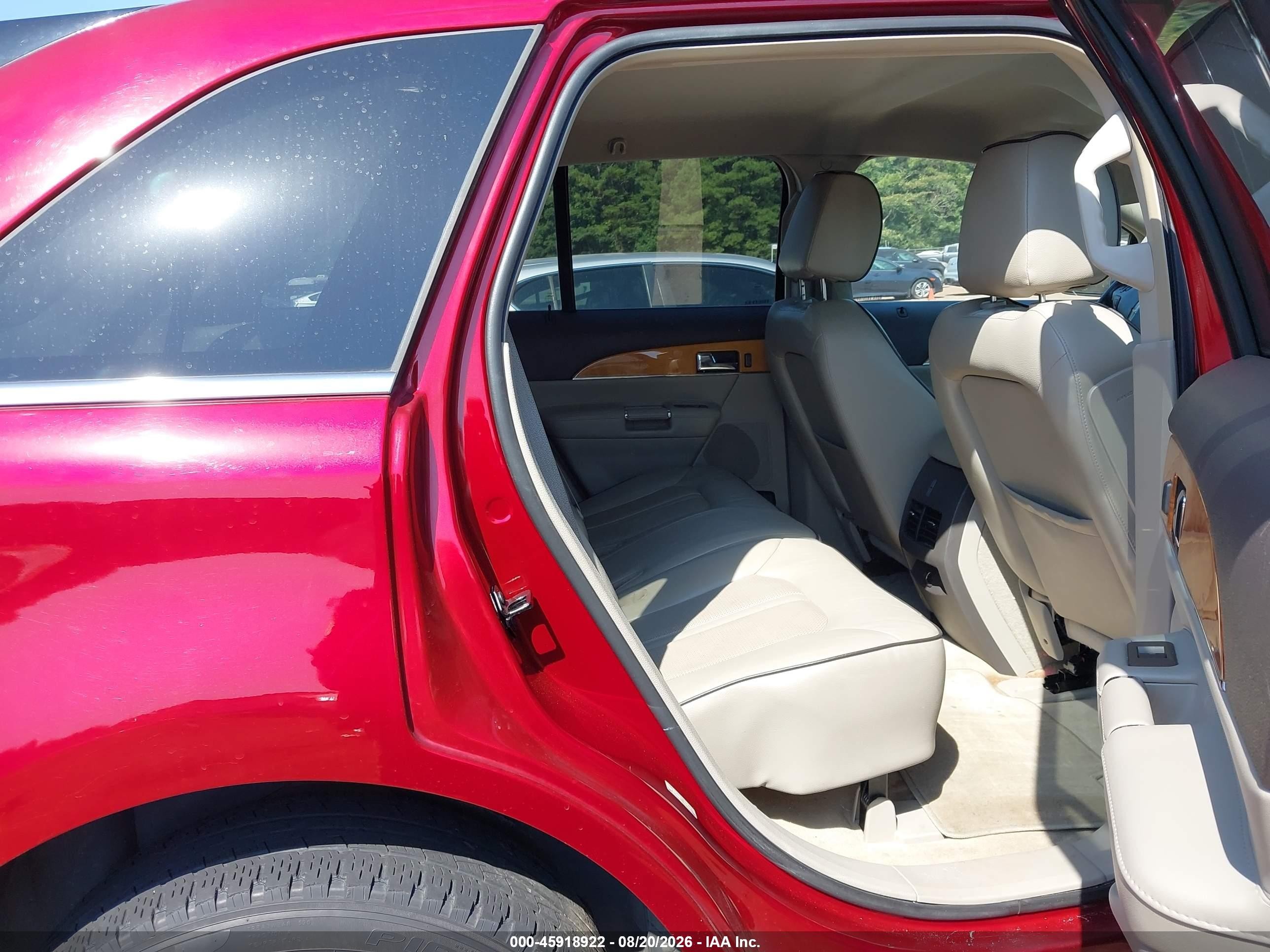 2013 Lincoln Mkx Red vin: 2LMDJ6JKXDBL40388