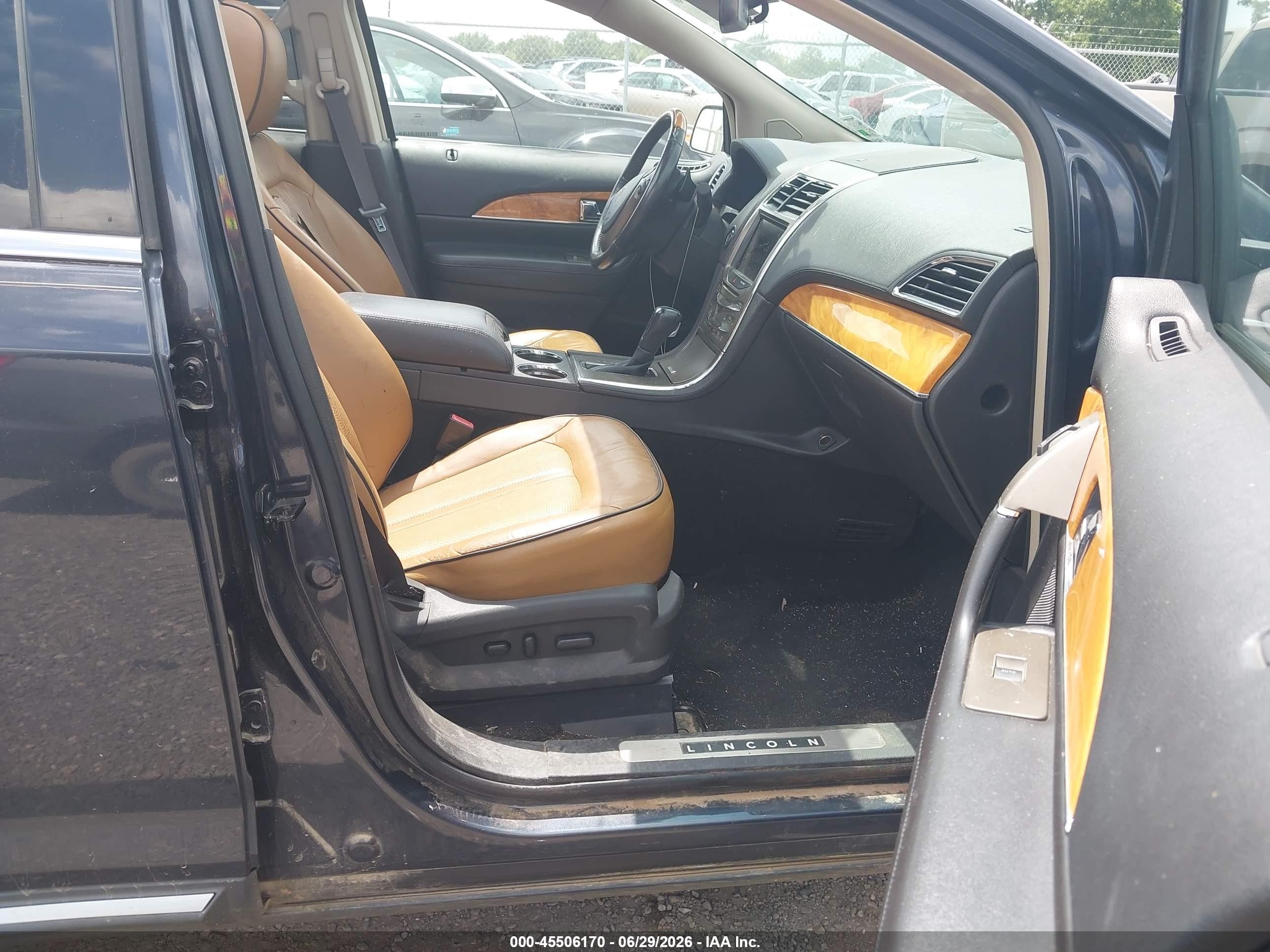2013 Lincoln Mkx   Black vin: 2LMDJ6JKXDBL44408