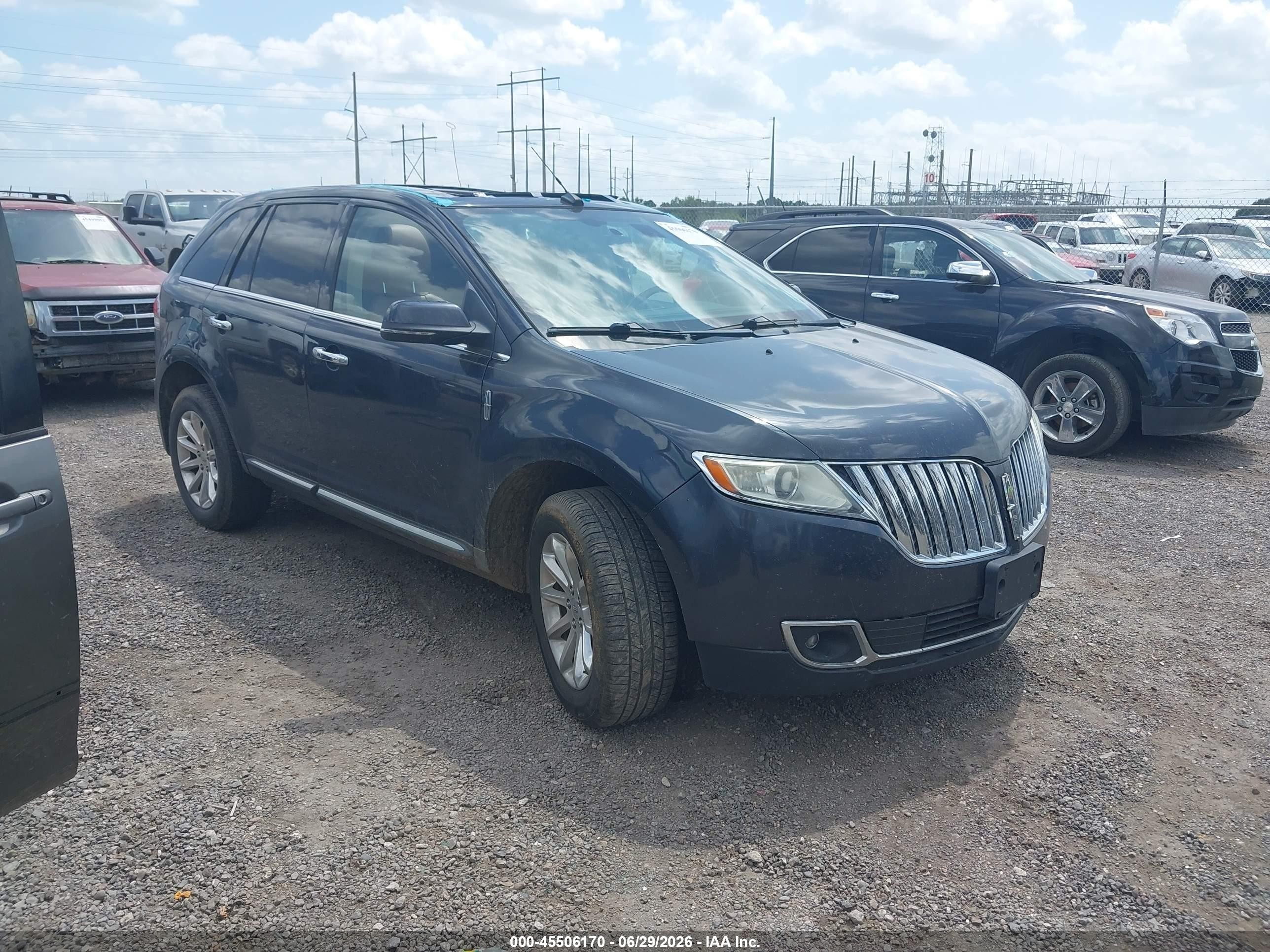 2013 Lincoln Mkx   Black vin: 2LMDJ6JKXDBL44408