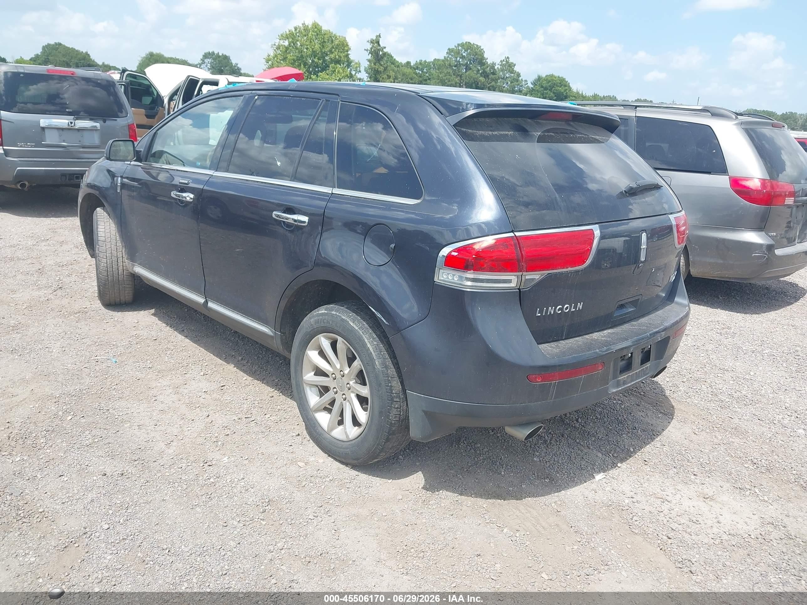 2013 Lincoln Mkx   Black vin: 2LMDJ6JKXDBL44408