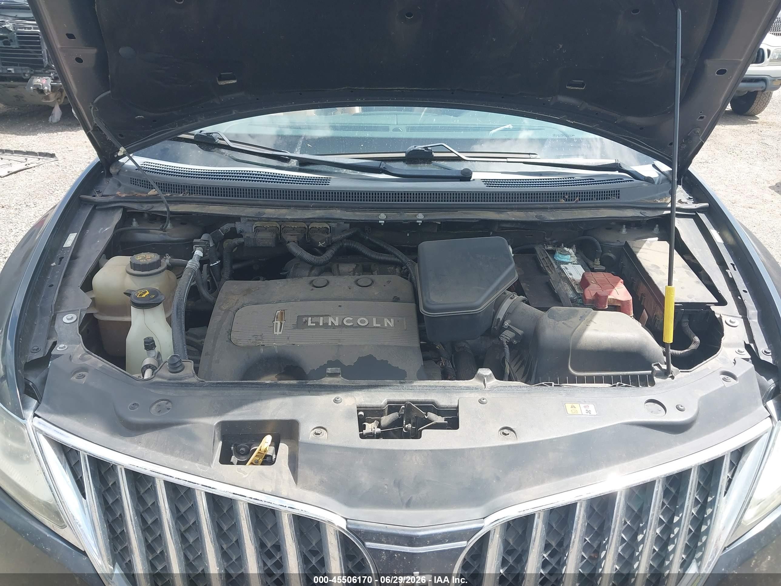 2013 Lincoln Mkx   Black vin: 2LMDJ6JKXDBL44408
